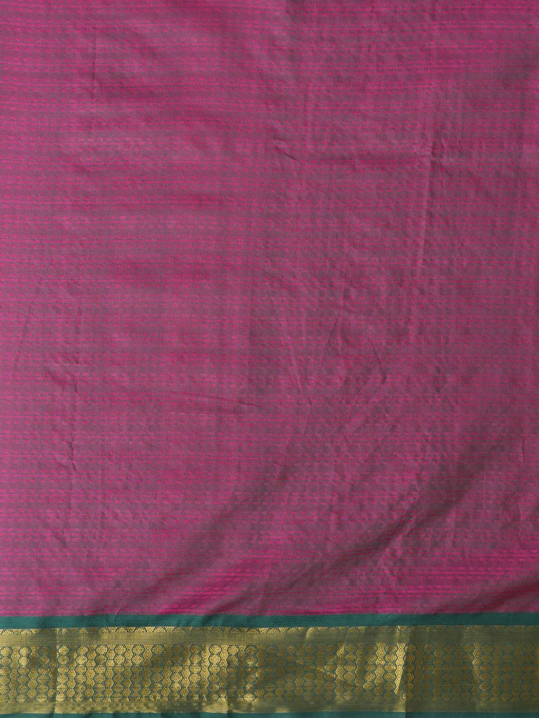 Pink Taant Aura Silk Woven Saree