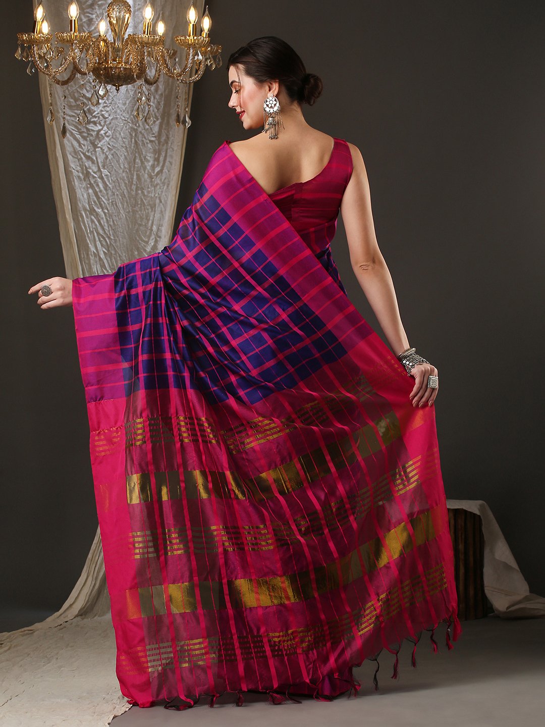 partywear designer saree for festive occasions