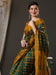 Green Green Taant Aura Silk Woven Saree