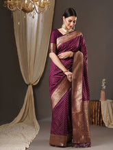 Magenta Pink Kanjeevaram Silk Saree - The Dori Store