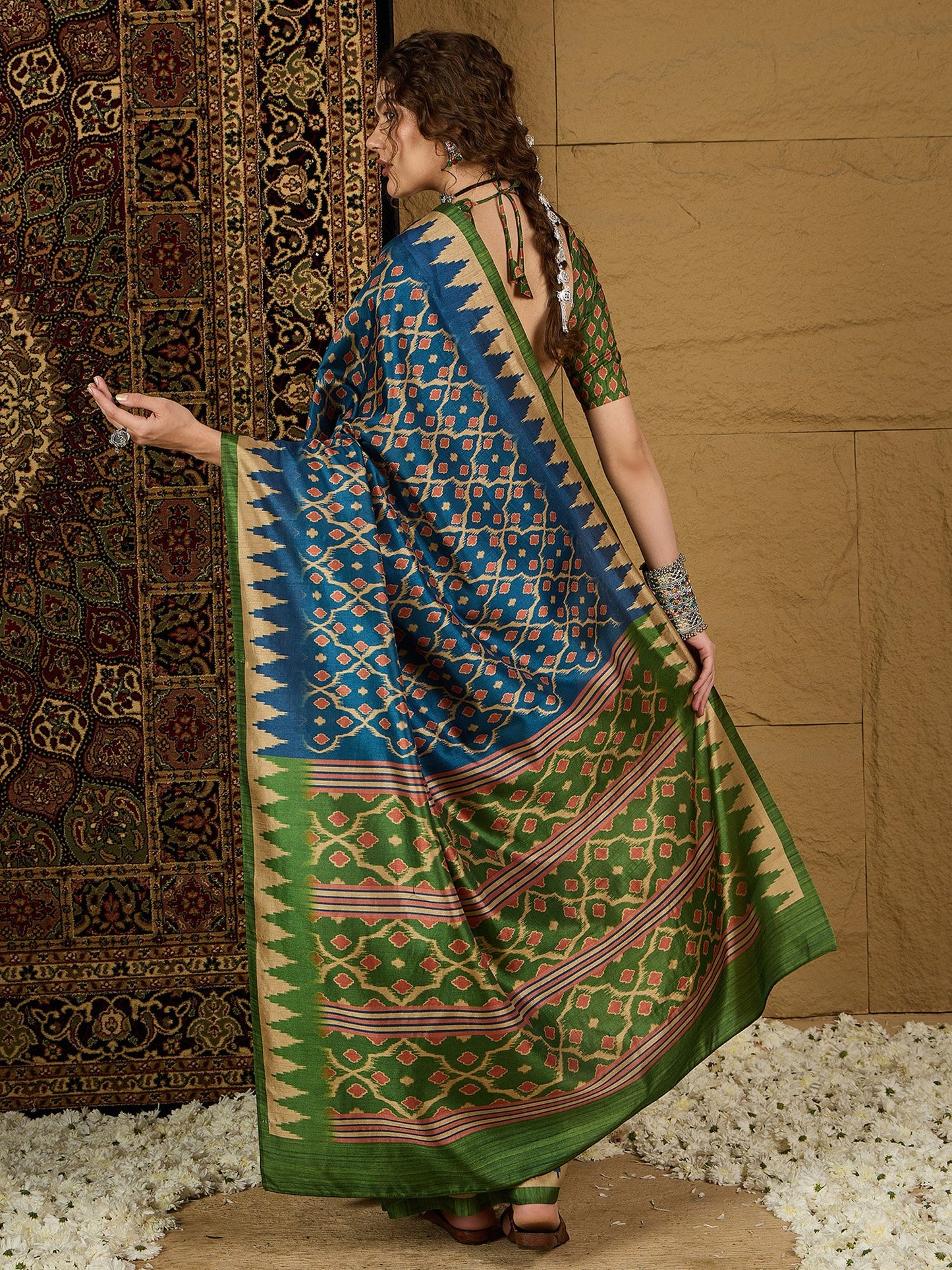 partywear designer saree for festive occasions