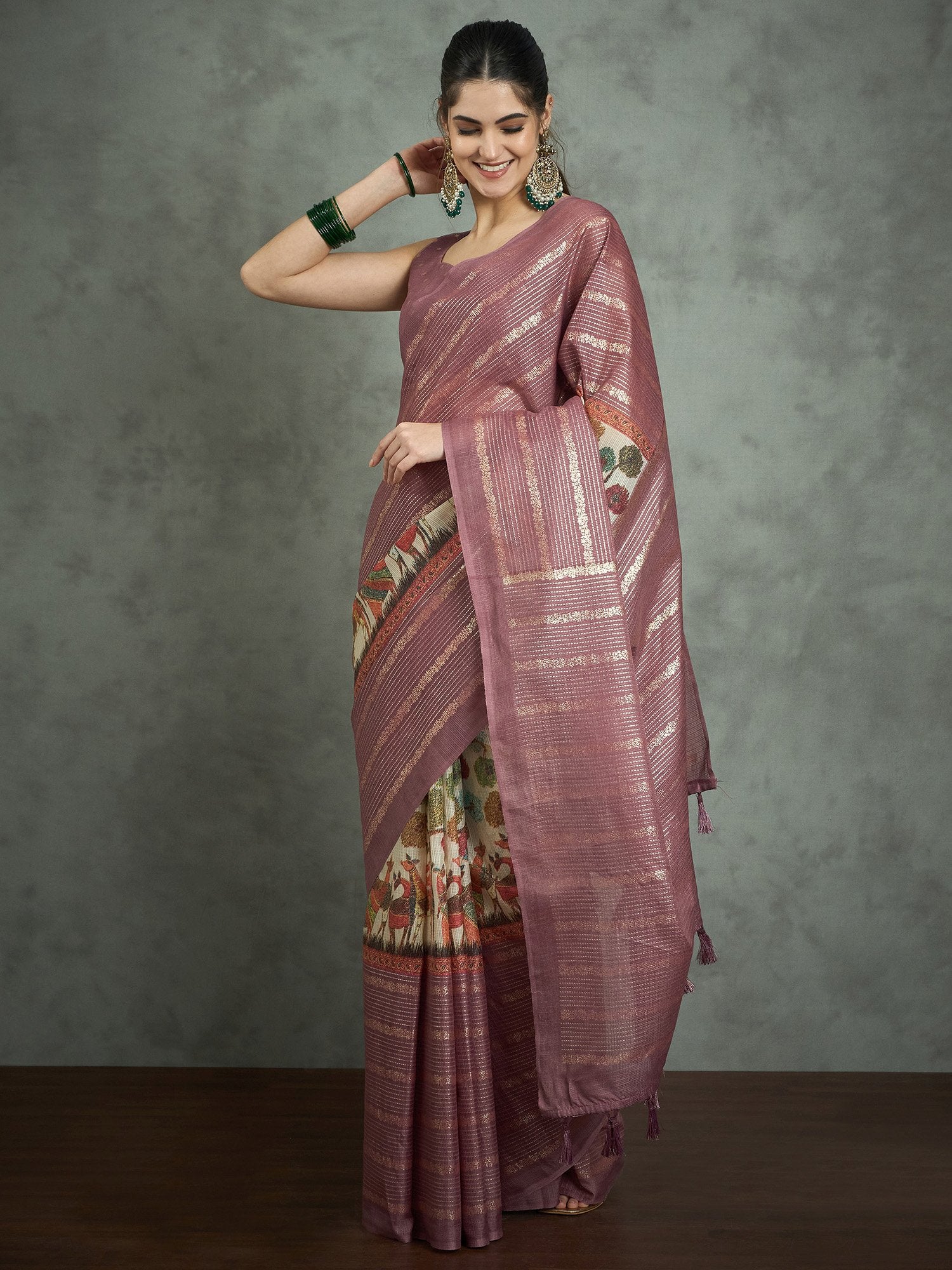 partywear designer saree for festive occasions