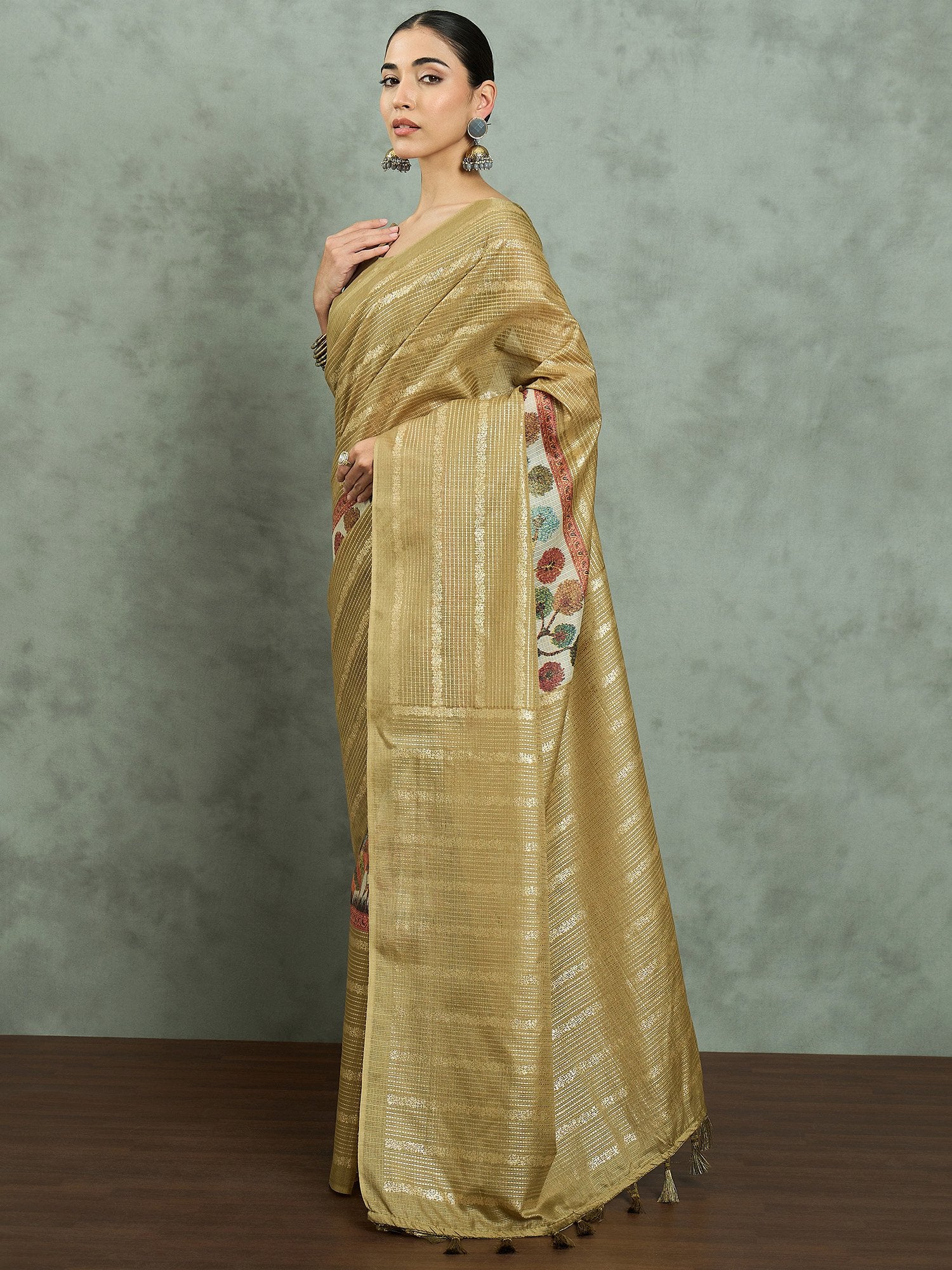 partywear designer saree for festive occasions