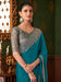 Blue Blue Party Wear Chiffon Embellished Saree