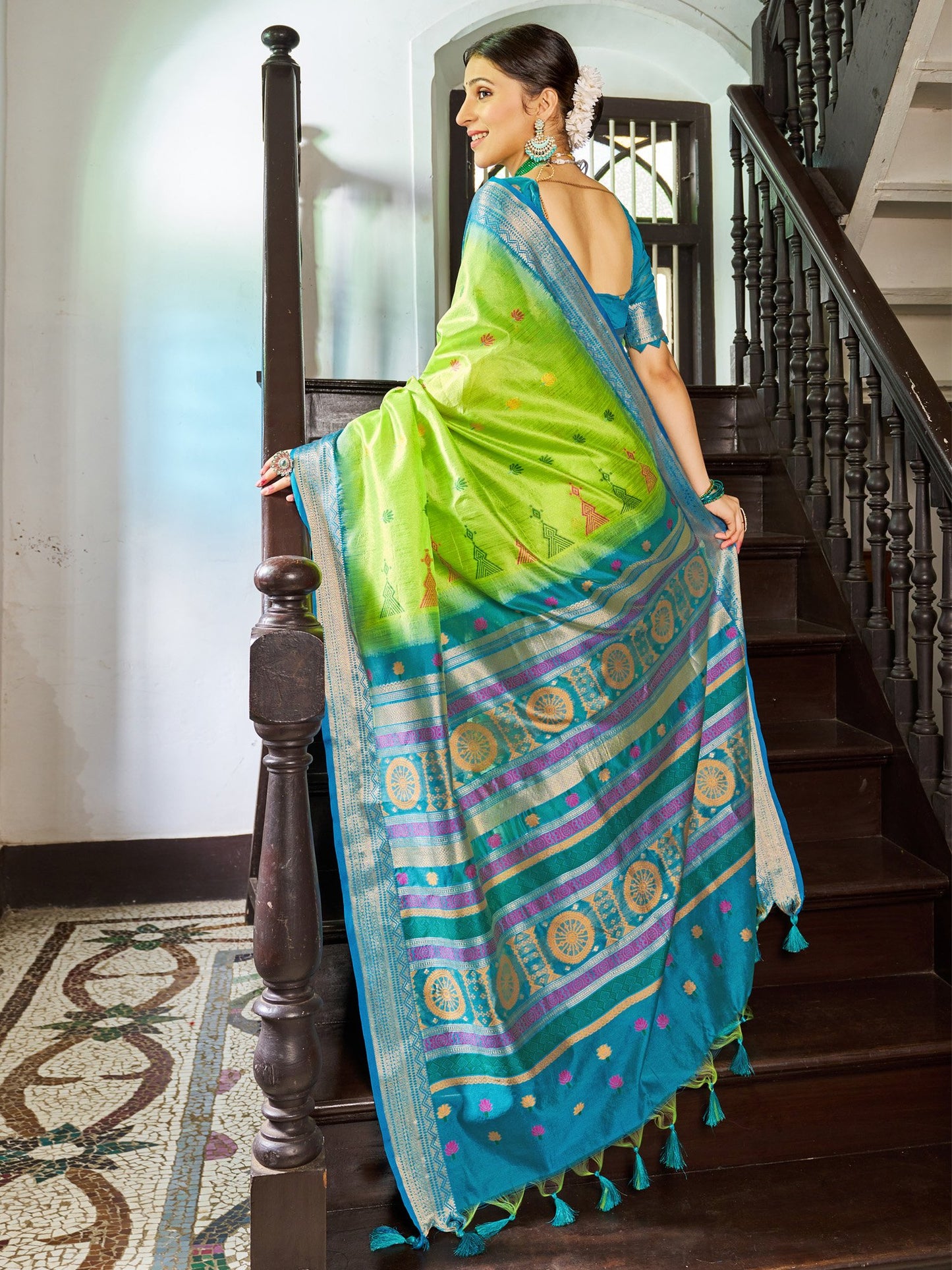 partywear designer saree for festive occasions