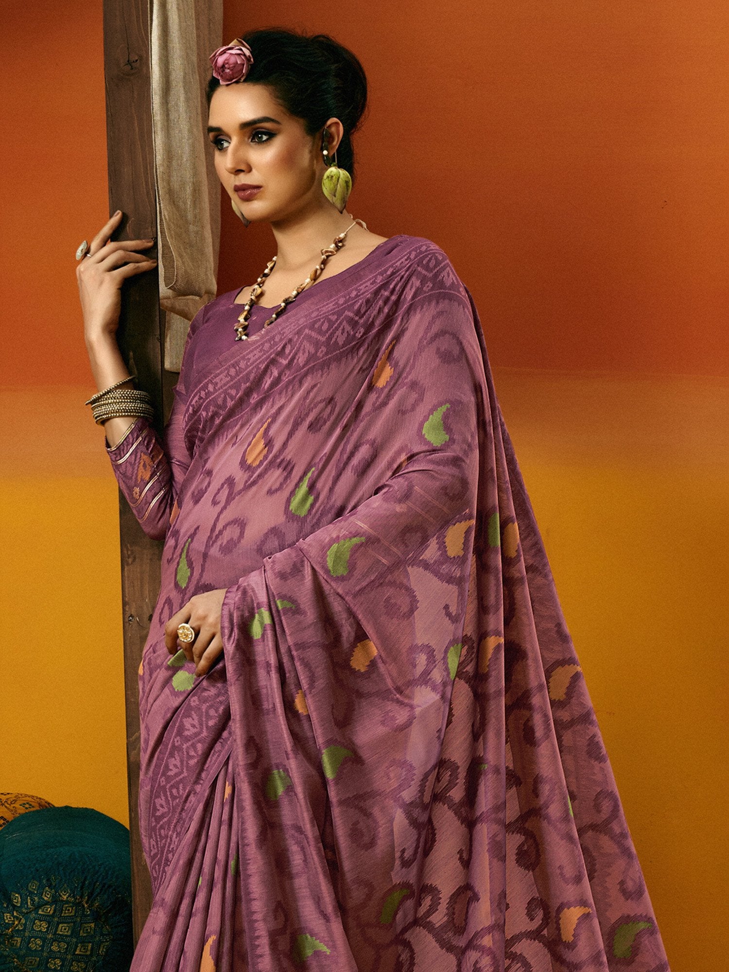 partywear designer saree for festive occasions
