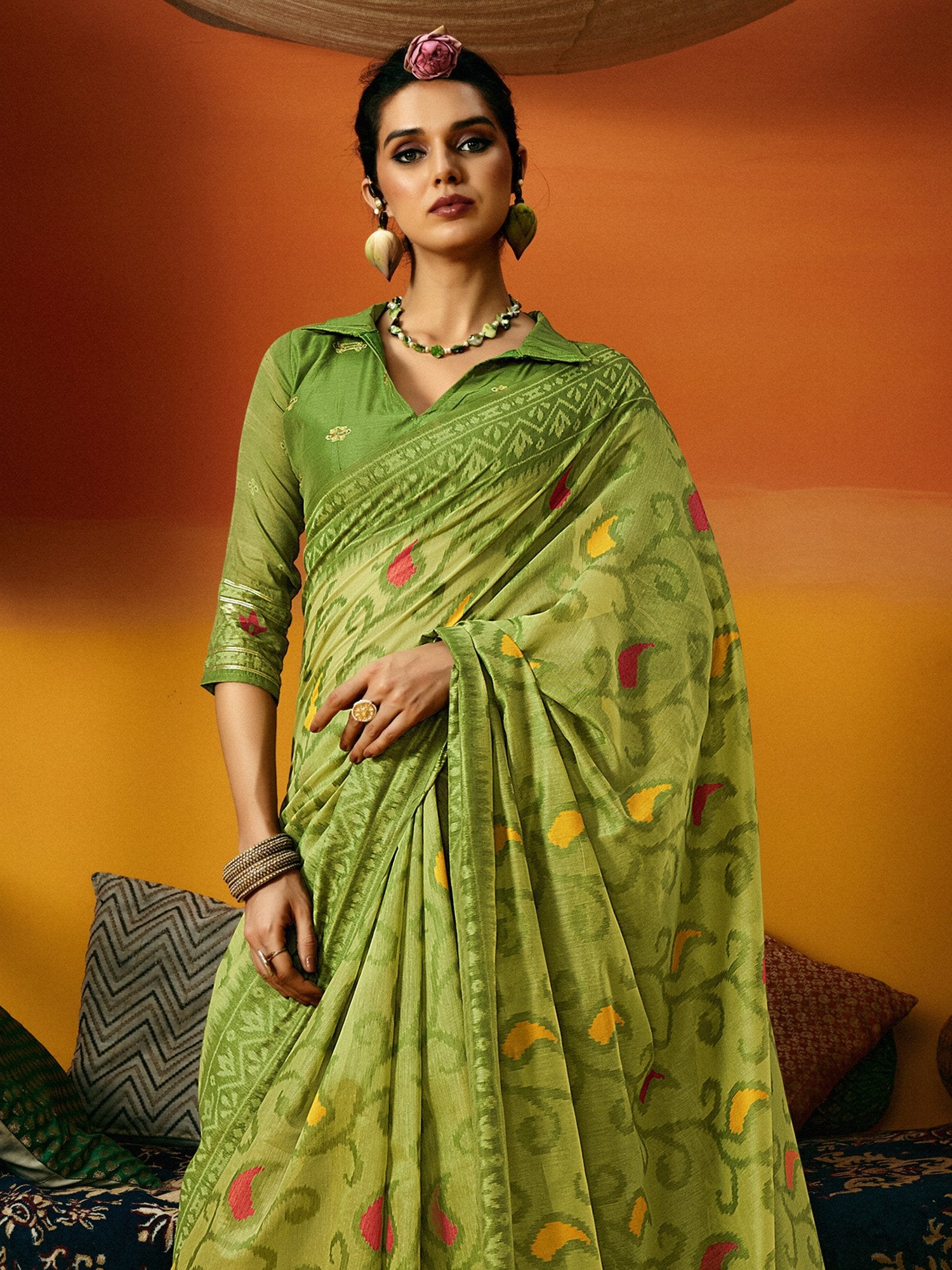partywear designer saree for festive occasions