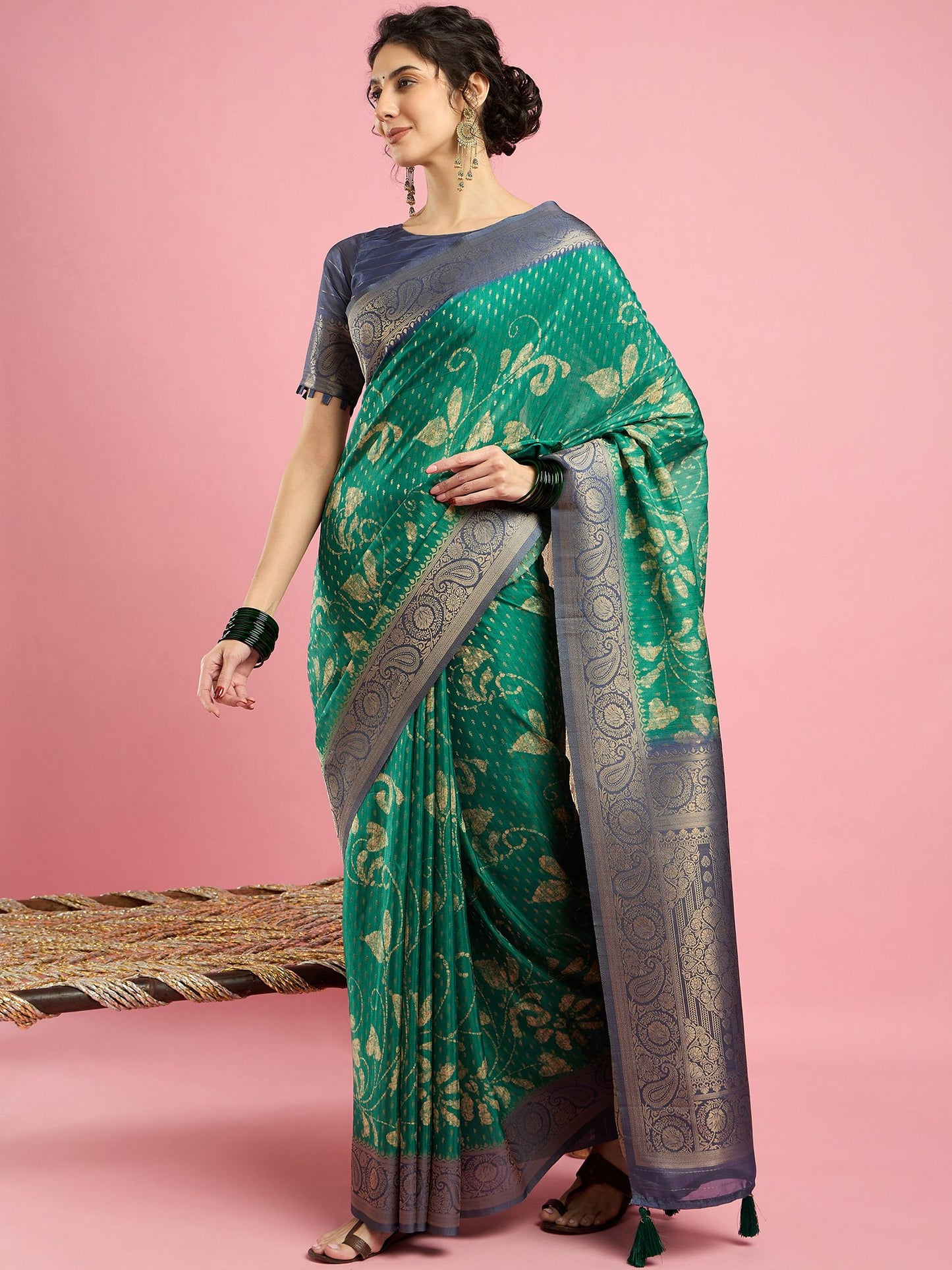 partywear designer saree for festive occasions