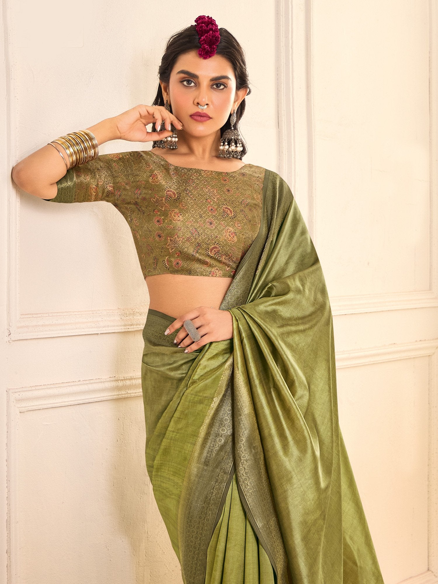 partywear designer saree for festive occasions