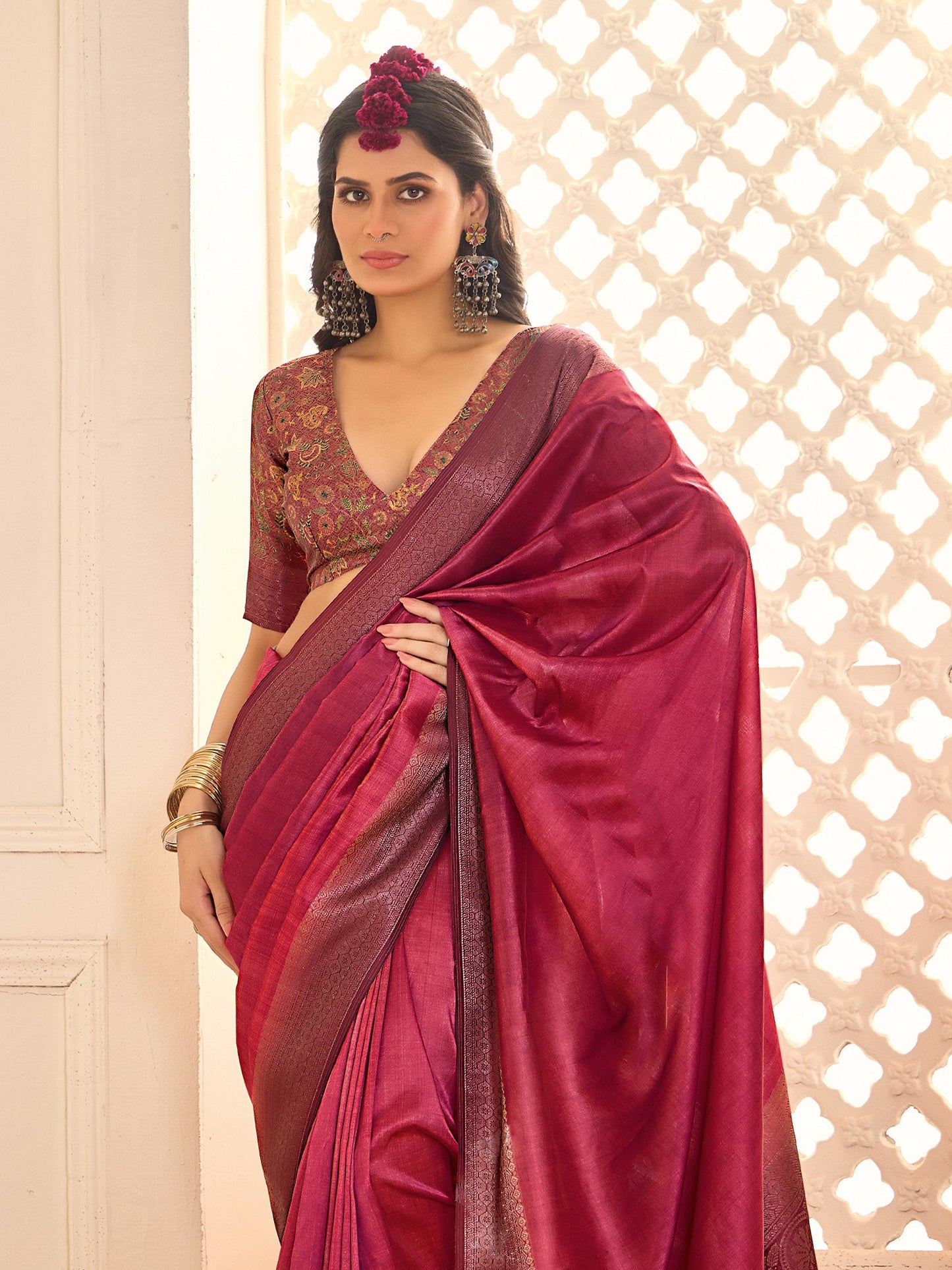 partywear designer saree for festive occasions