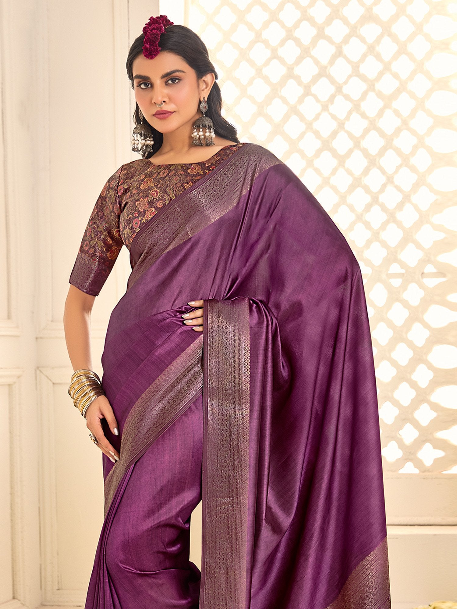 partywear designer saree for festive occasions