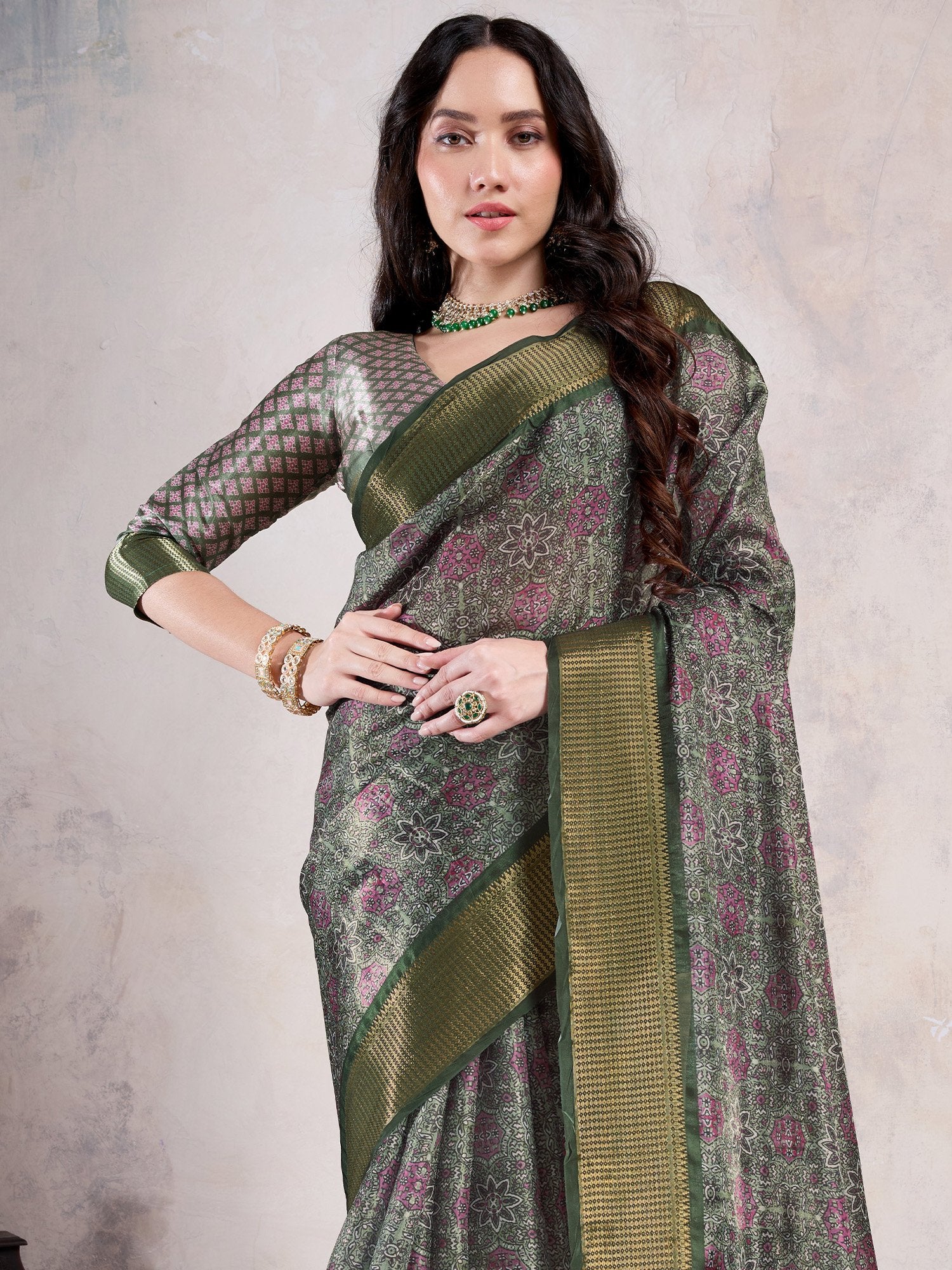 partywear designer saree for festive occasions