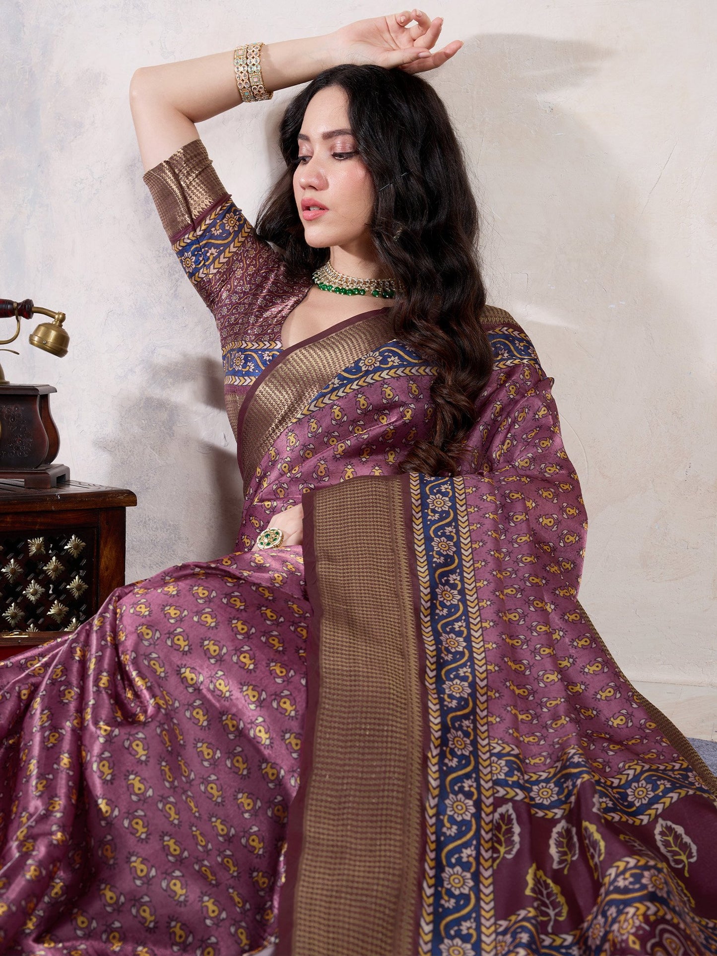 partywear designer saree for festive occasions