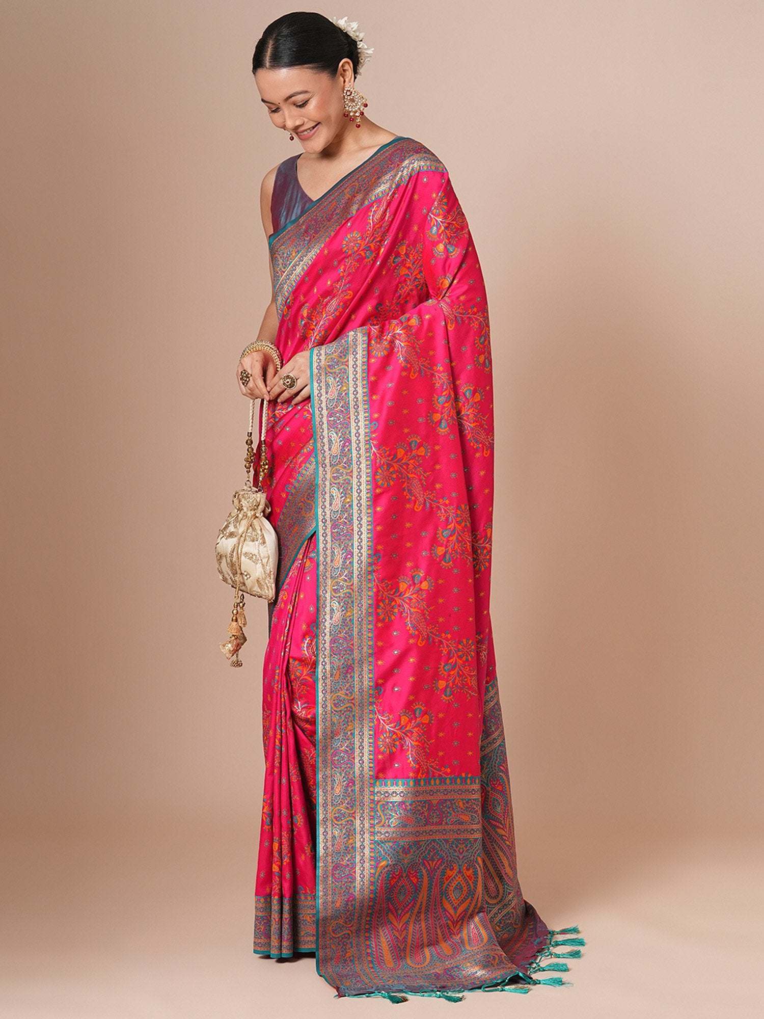 partywear designer saree for festive occasions