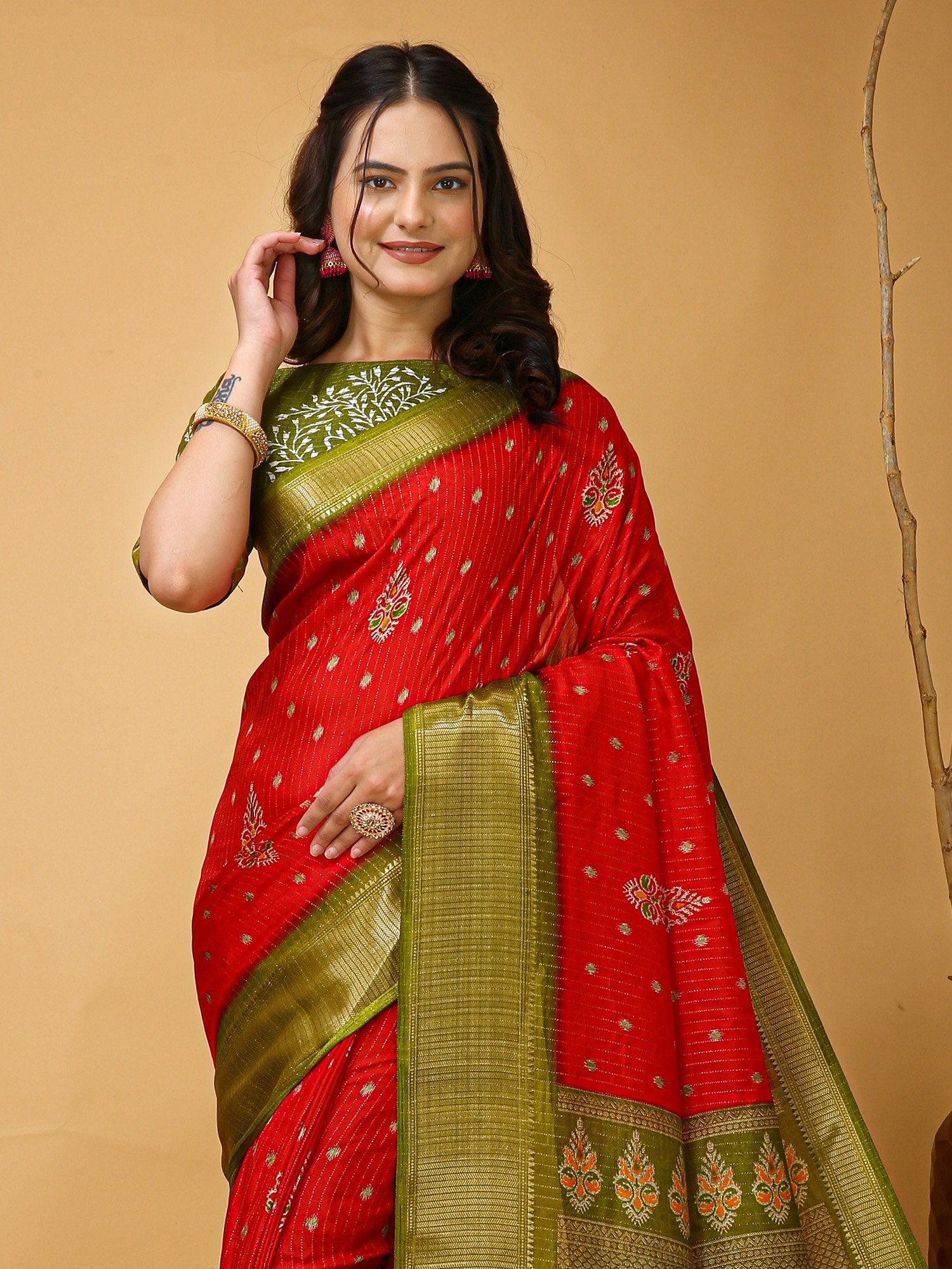 partywear designer saree for festive occasions