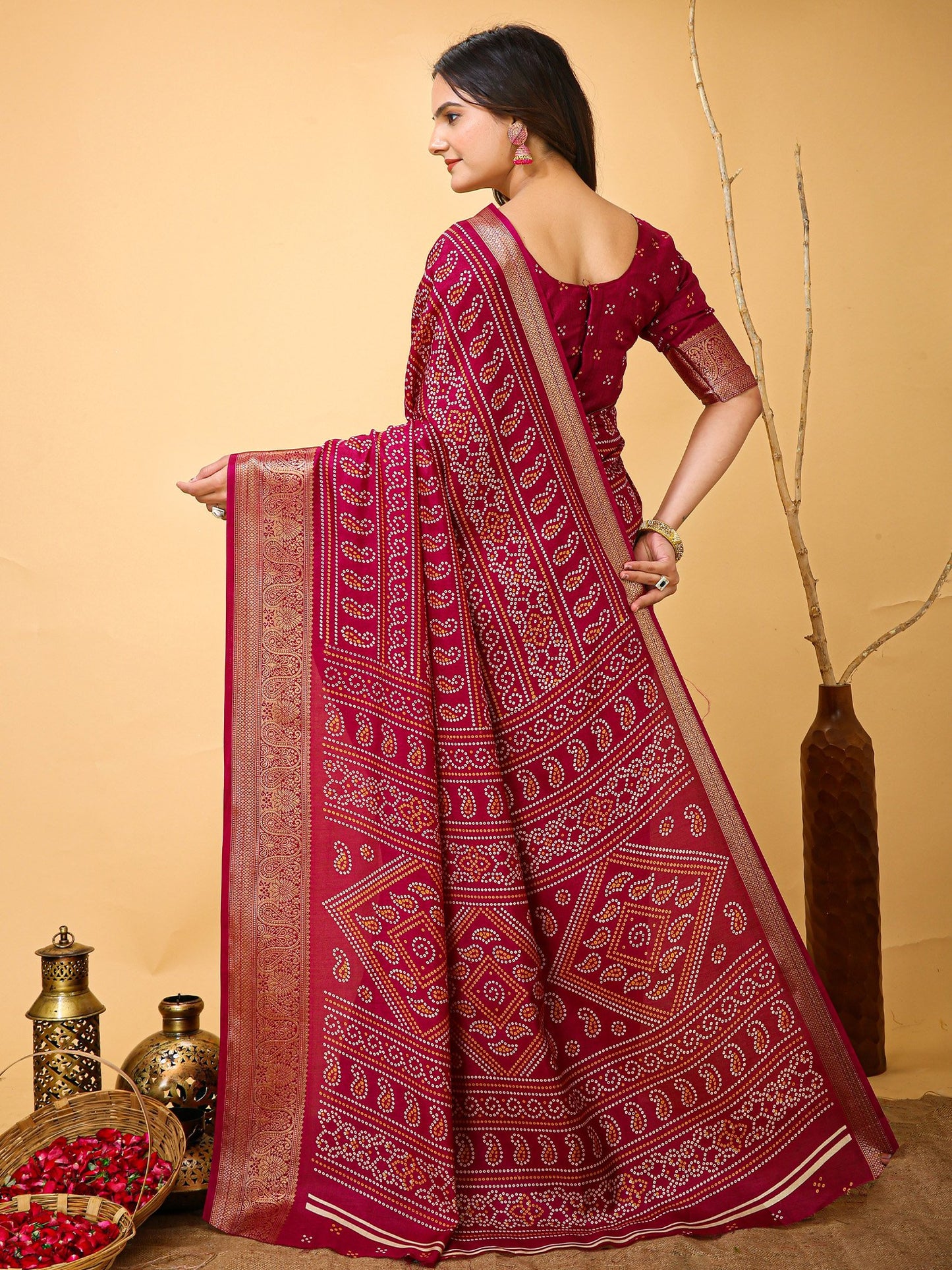partywear designer saree for festive occasions
