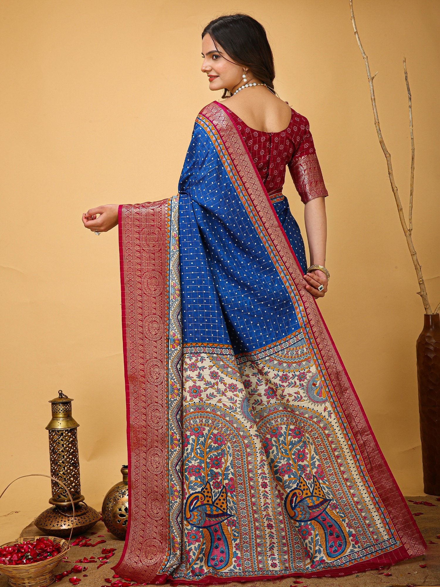 partywear designer saree for festive occasions