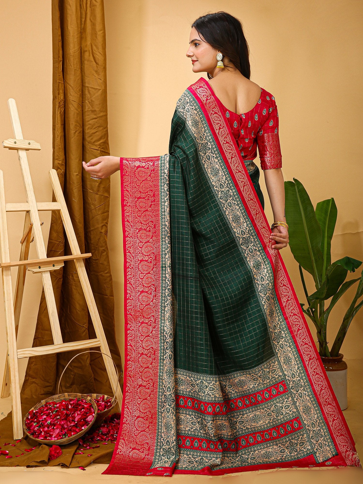 partywear designer saree for festive occasions