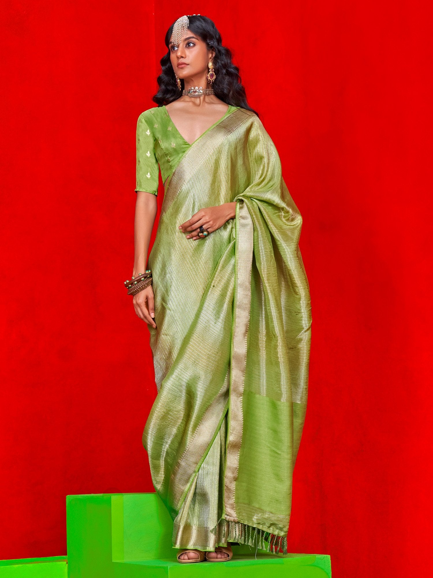 partywear designer saree for festive occasions