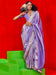 Purple Purple Banarasi Viscose Embellished Saree