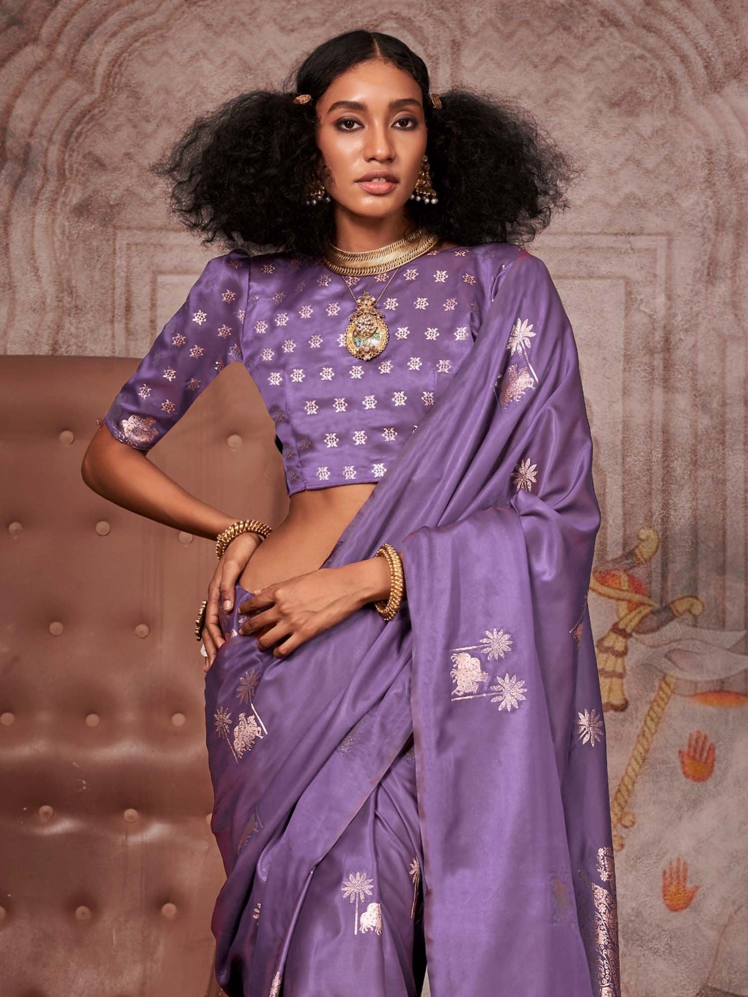 partywear designer saree for festive occasions