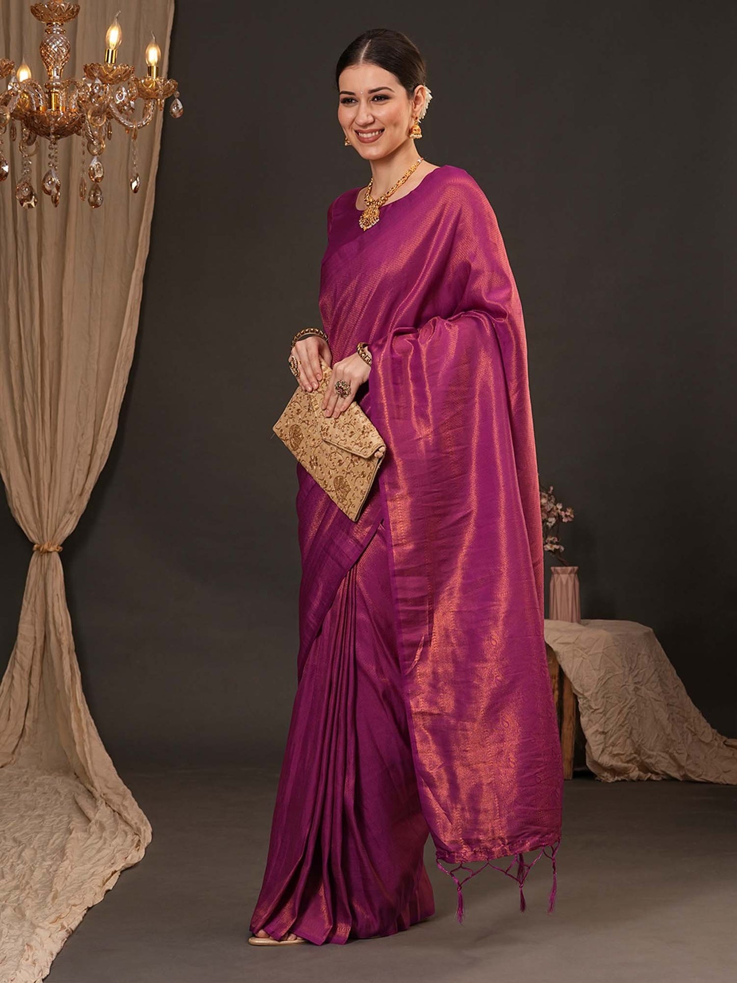 partywear designer saree for festive occasions