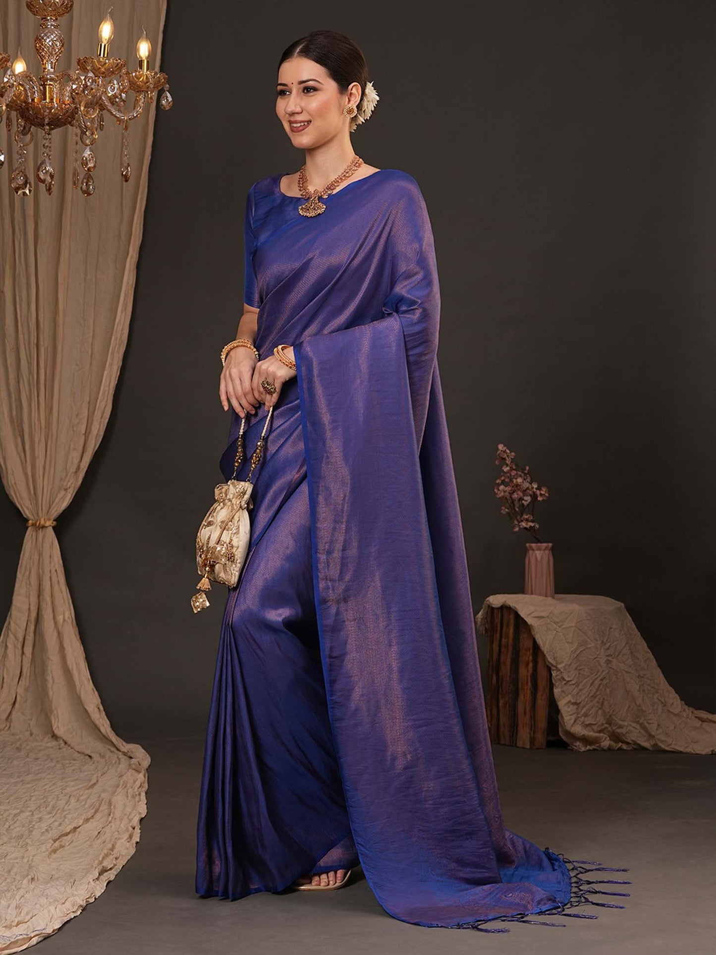 partywear designer saree for festive occasions