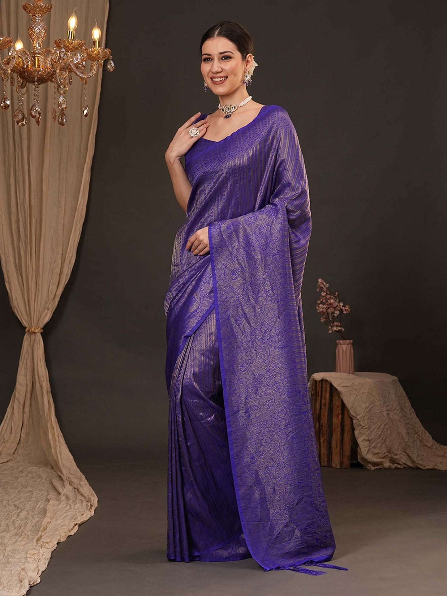 partywear designer saree for festive occasions