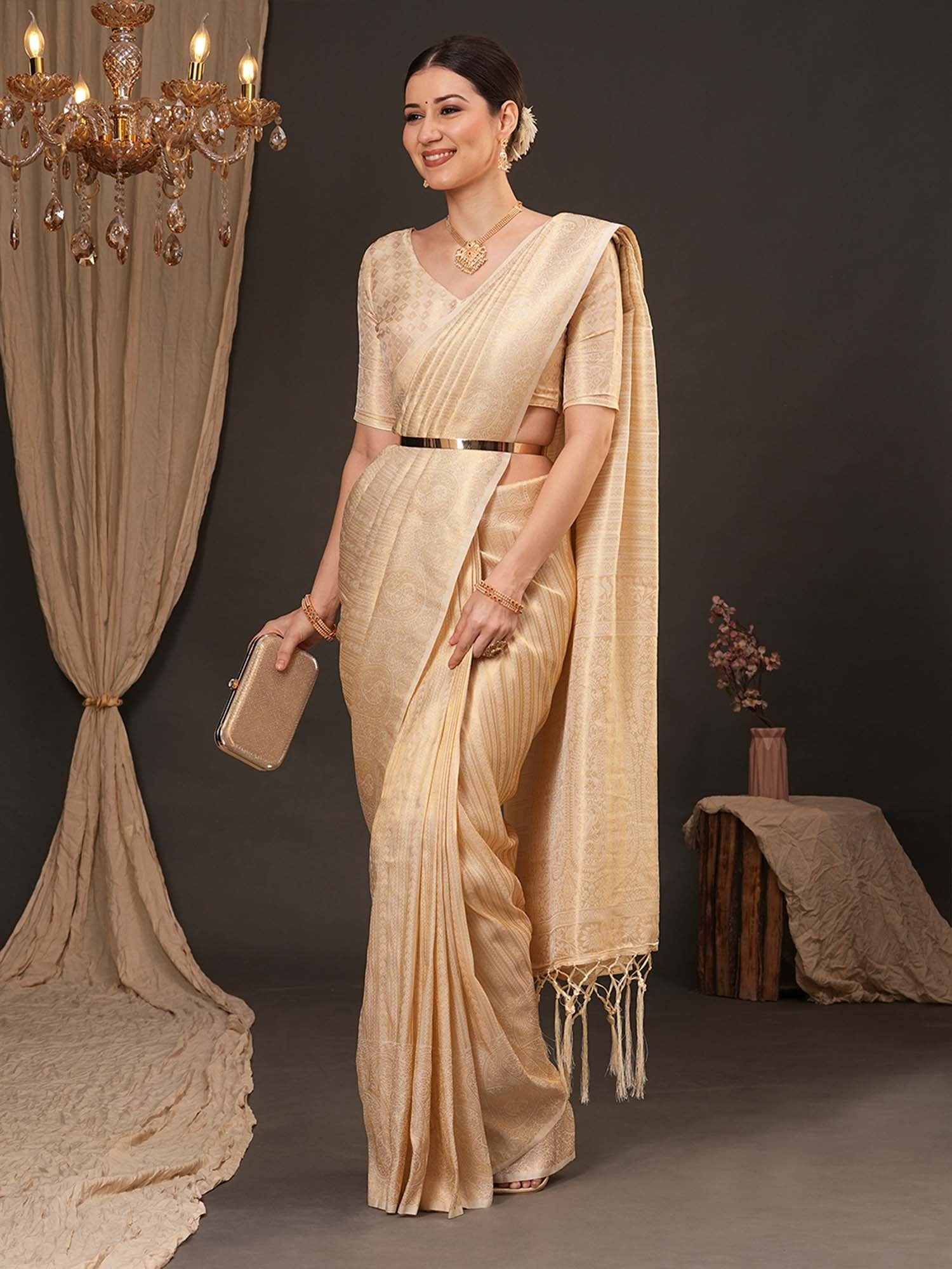 partywear designer saree for festive occasions