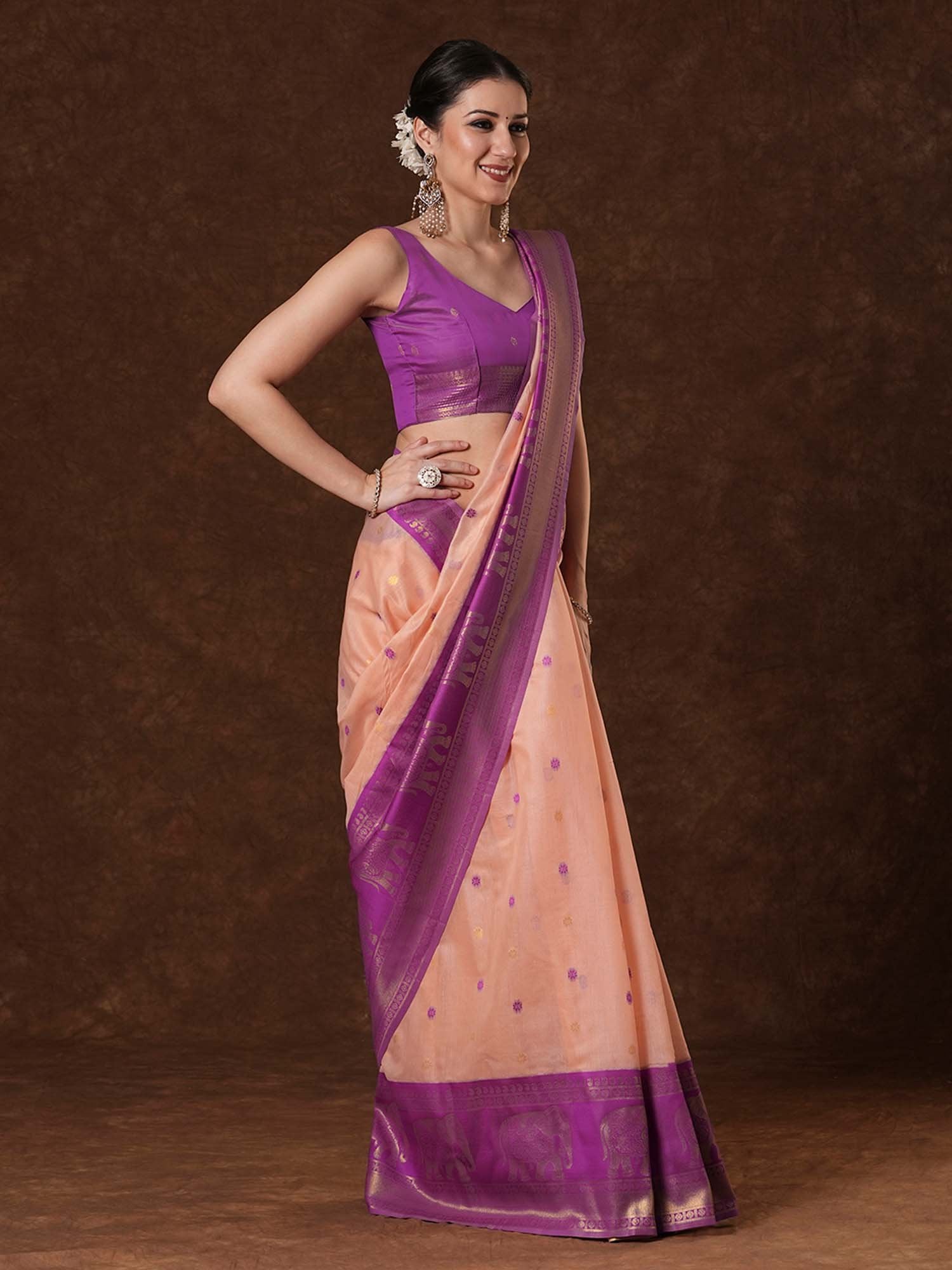 partywear designer saree for festive occasions