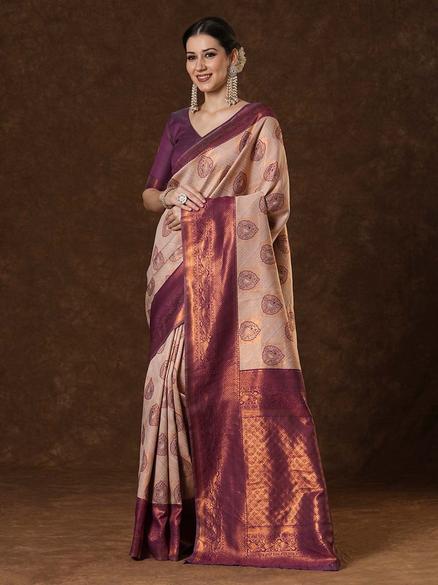 partywear designer saree for festive occasions