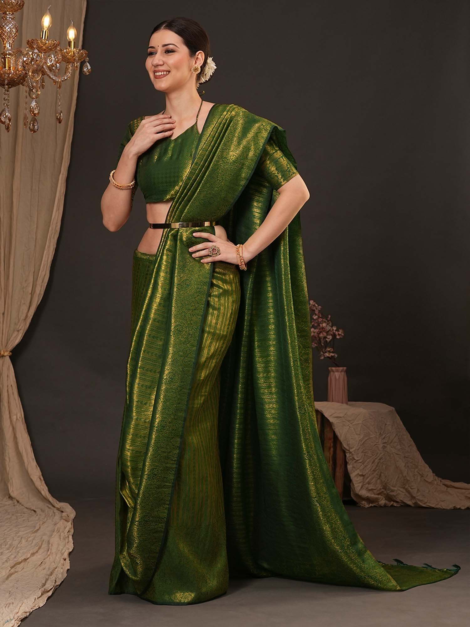 partywear designer saree for festive occasions