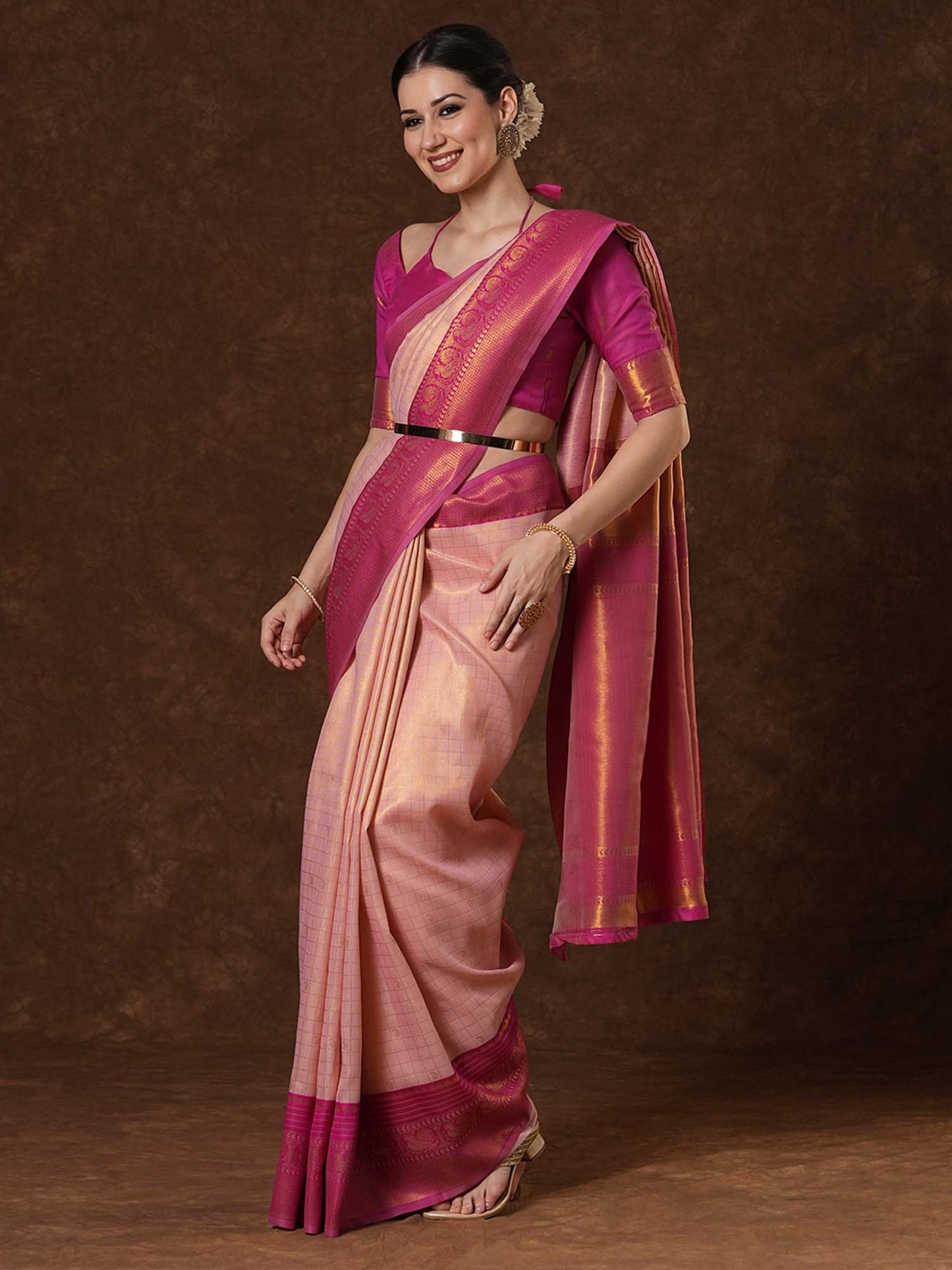 partywear designer saree for festive occasions