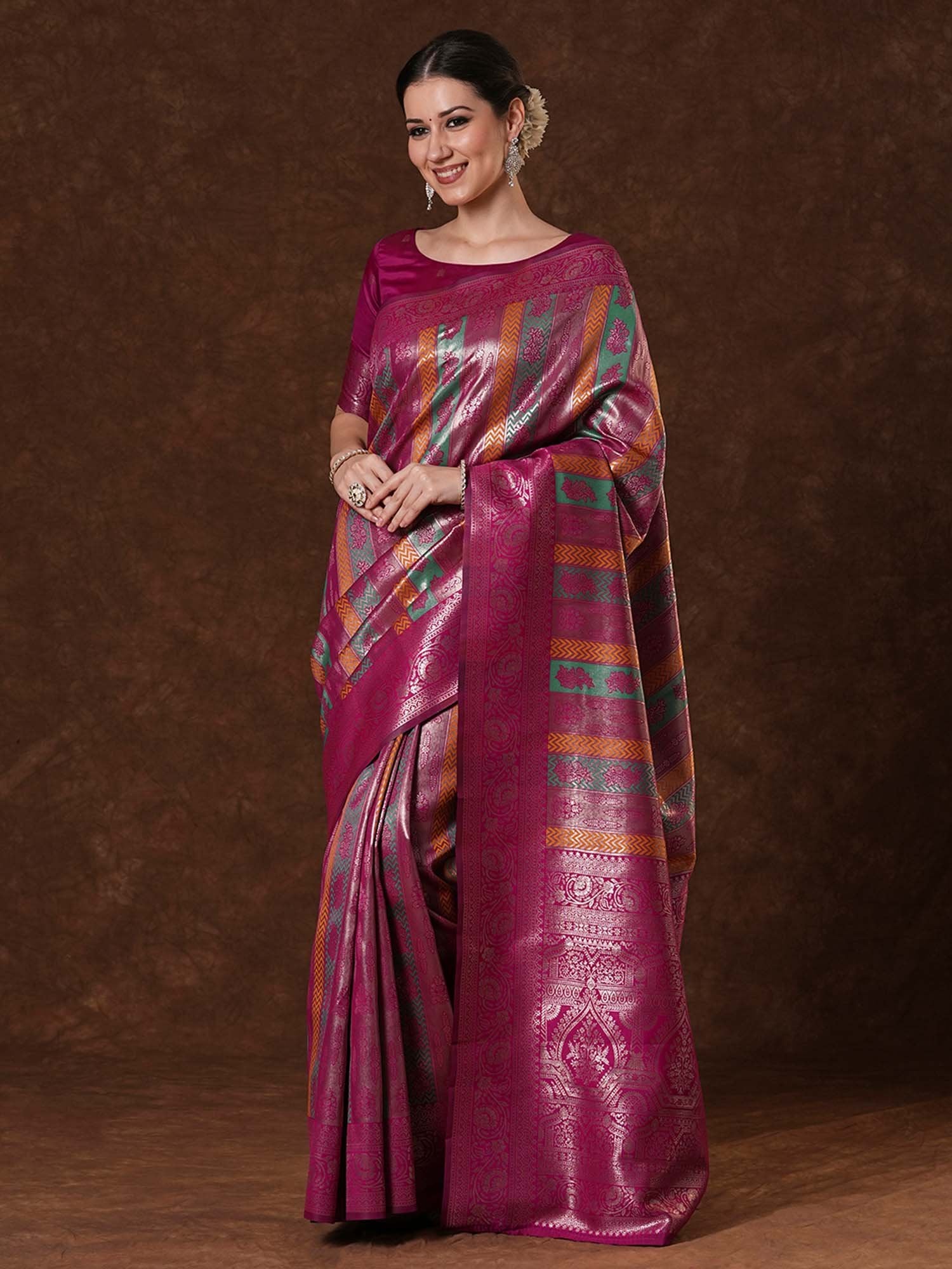 partywear designer saree for festive occasions