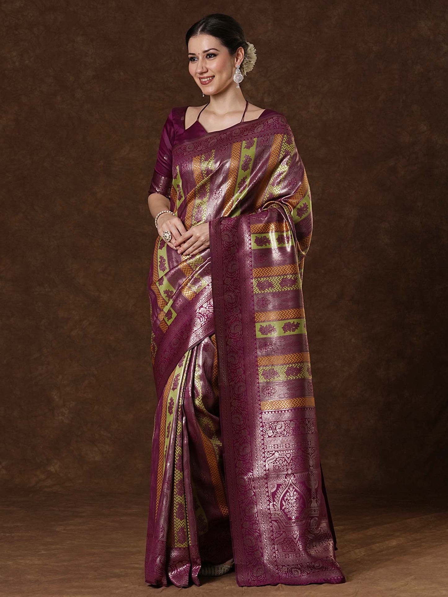 partywear designer saree for festive occasions