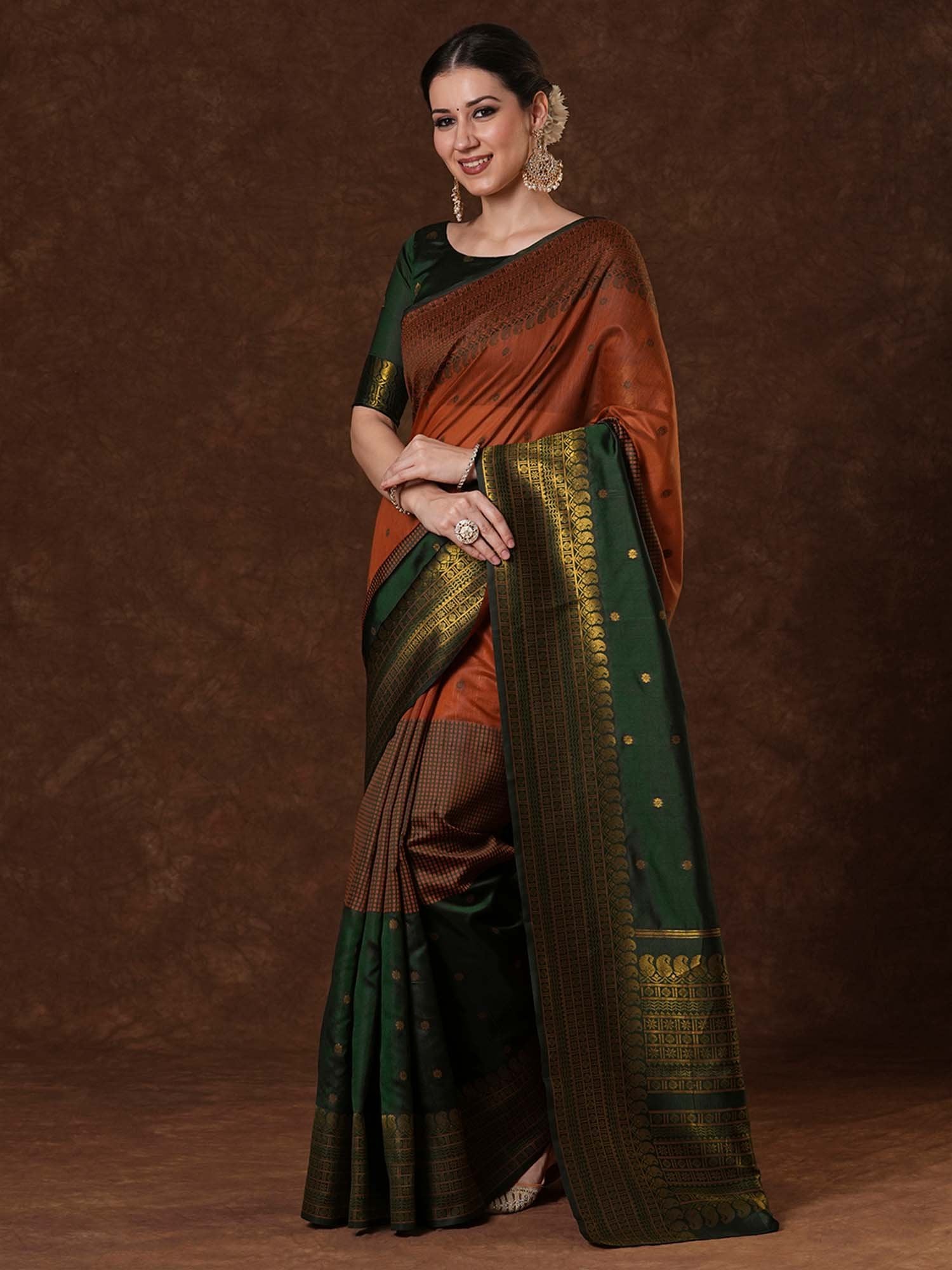 partywear designer saree for festive occasions