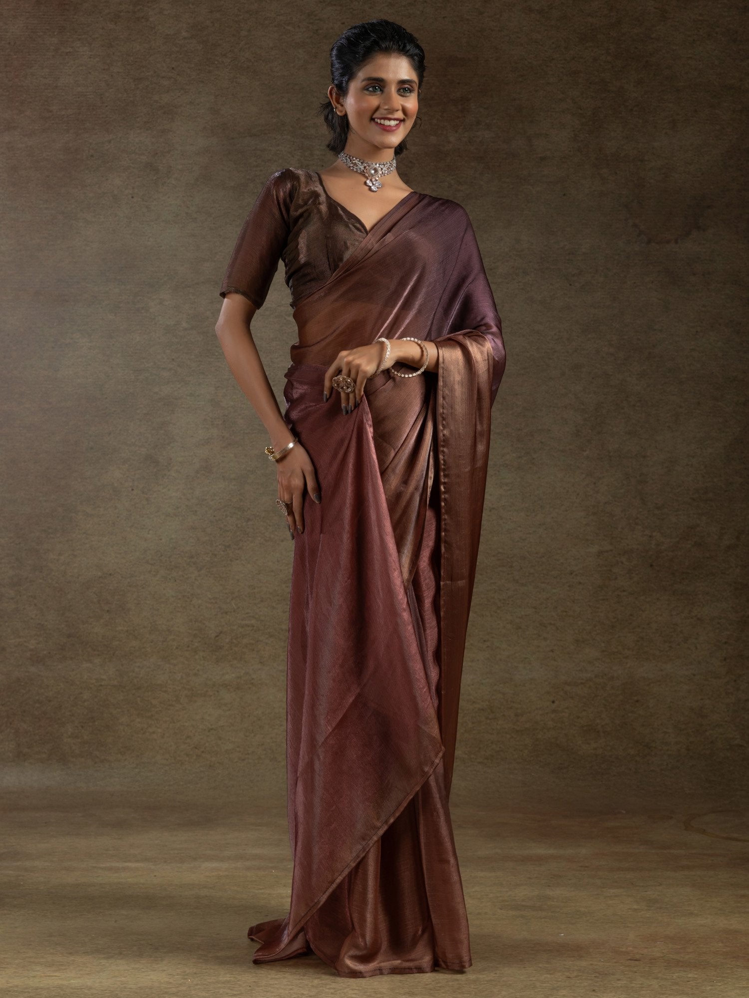 partywear designer saree for festive occasions