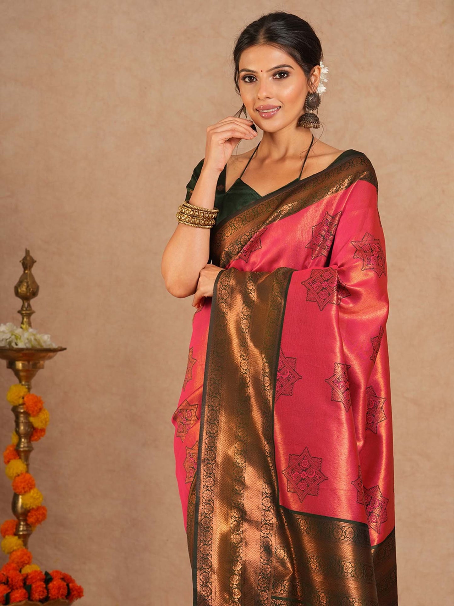 partywear designer saree for festive occasions