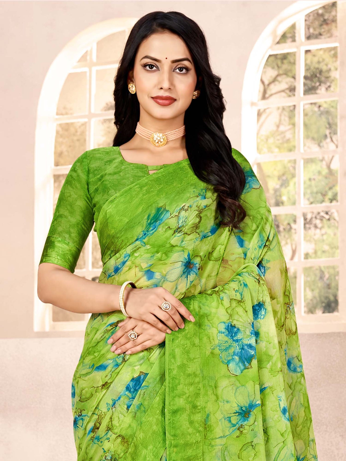 partywear designer saree for festive occasions