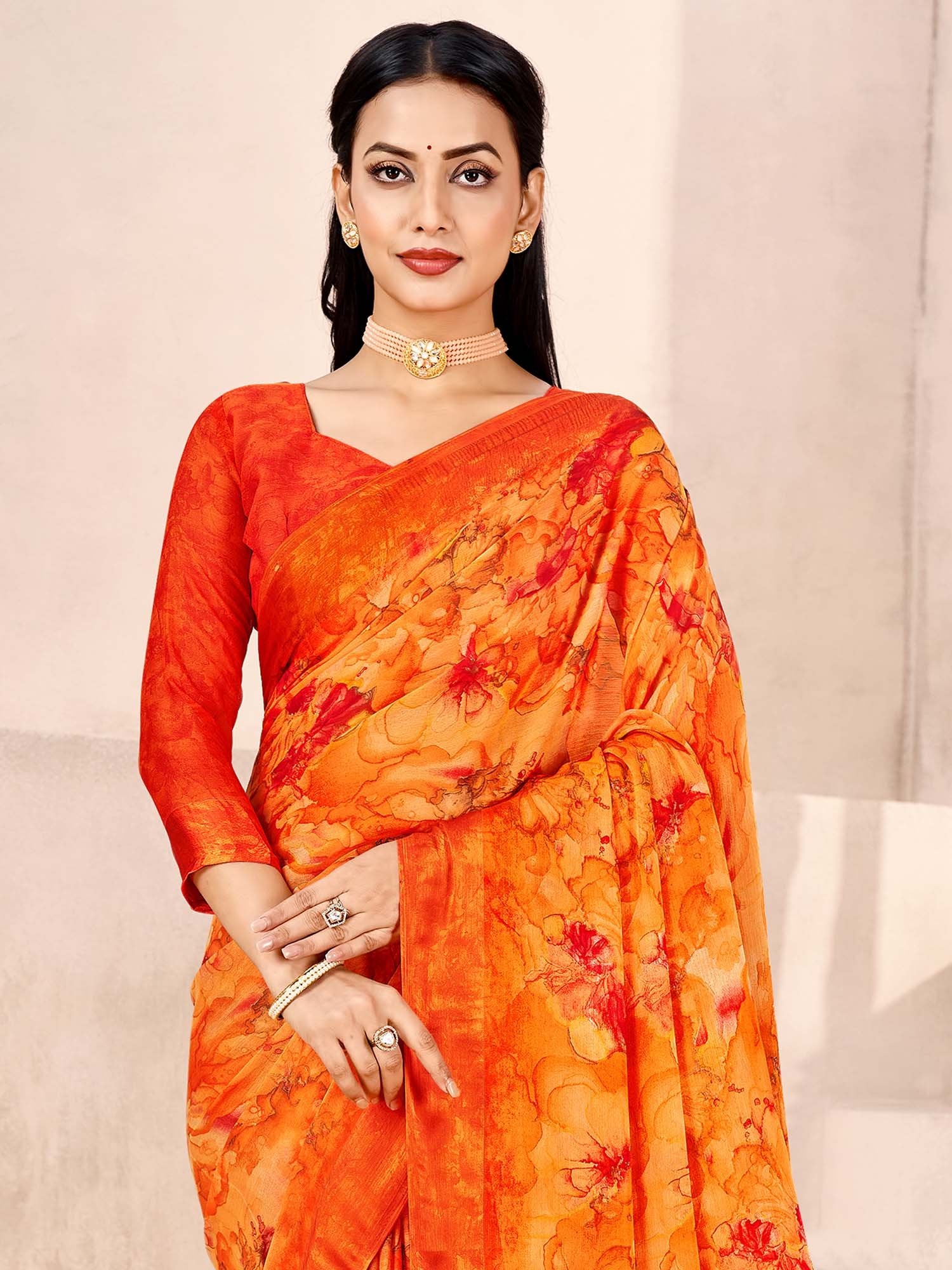 partywear designer saree for festive occasions