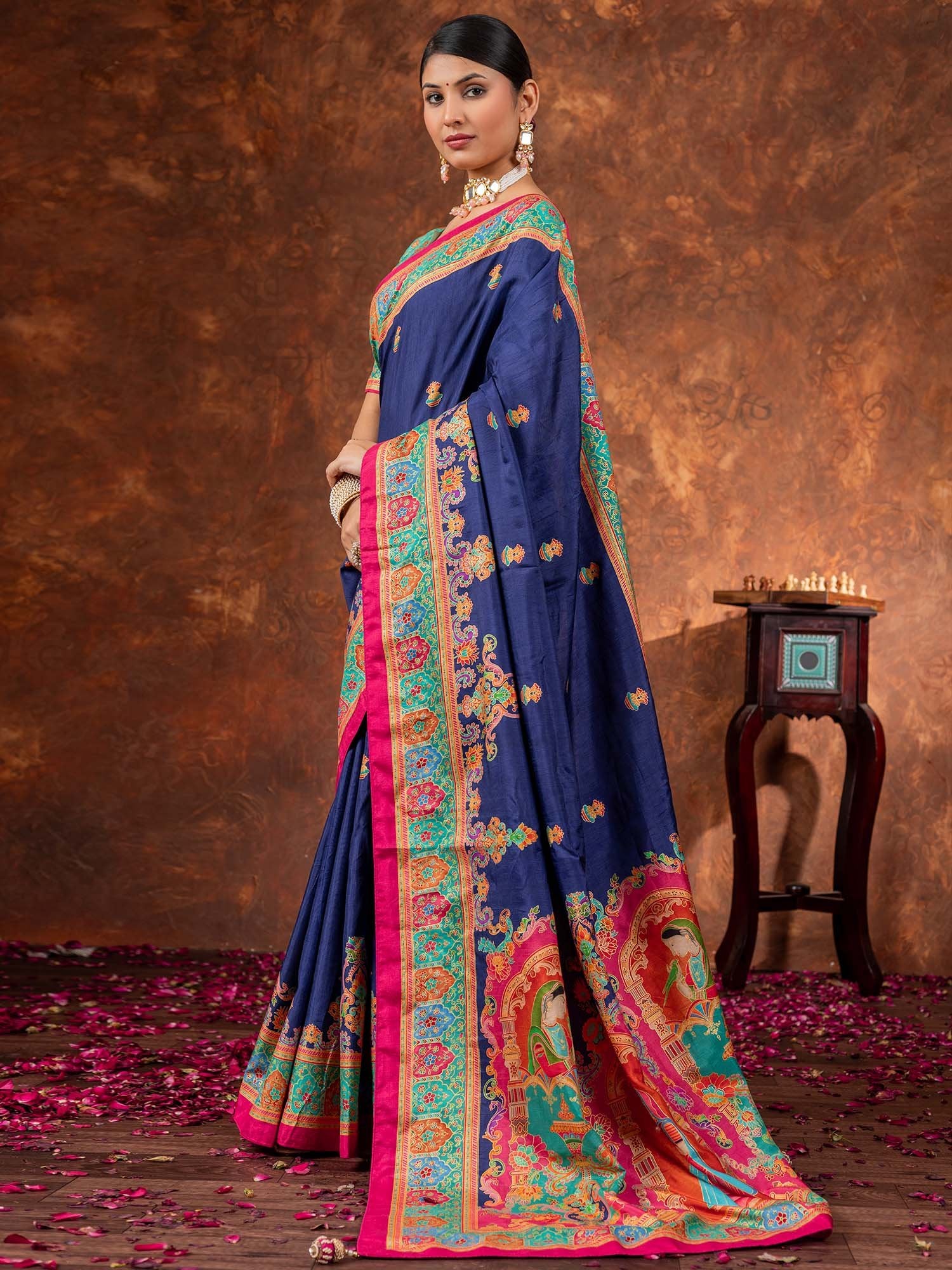 partywear designer saree for festive occasions