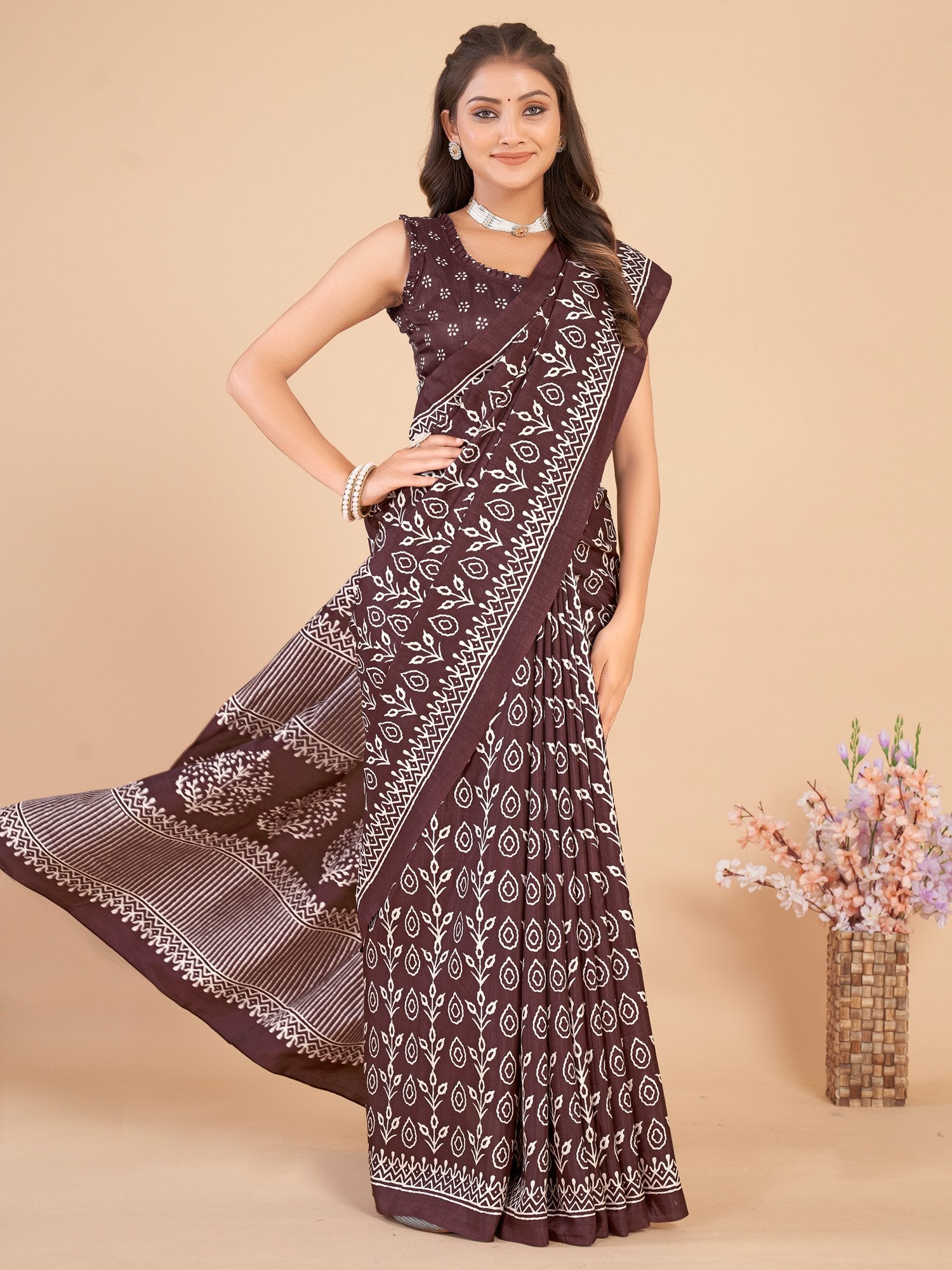 partywear designer saree for festive occasions