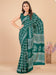 Green Green Bagru Dola Silk Printed Saree