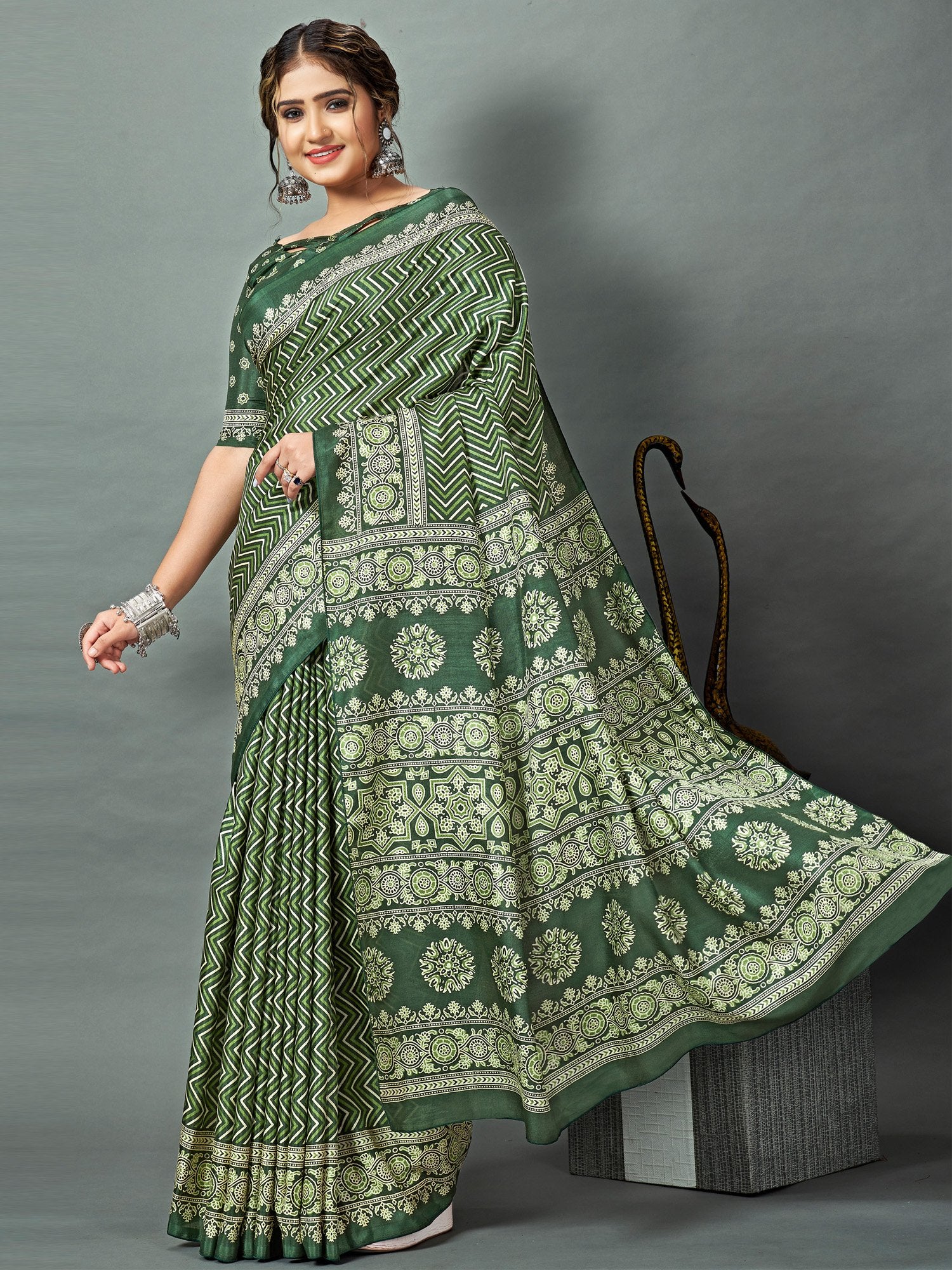 partywear designer saree for festive occasions
