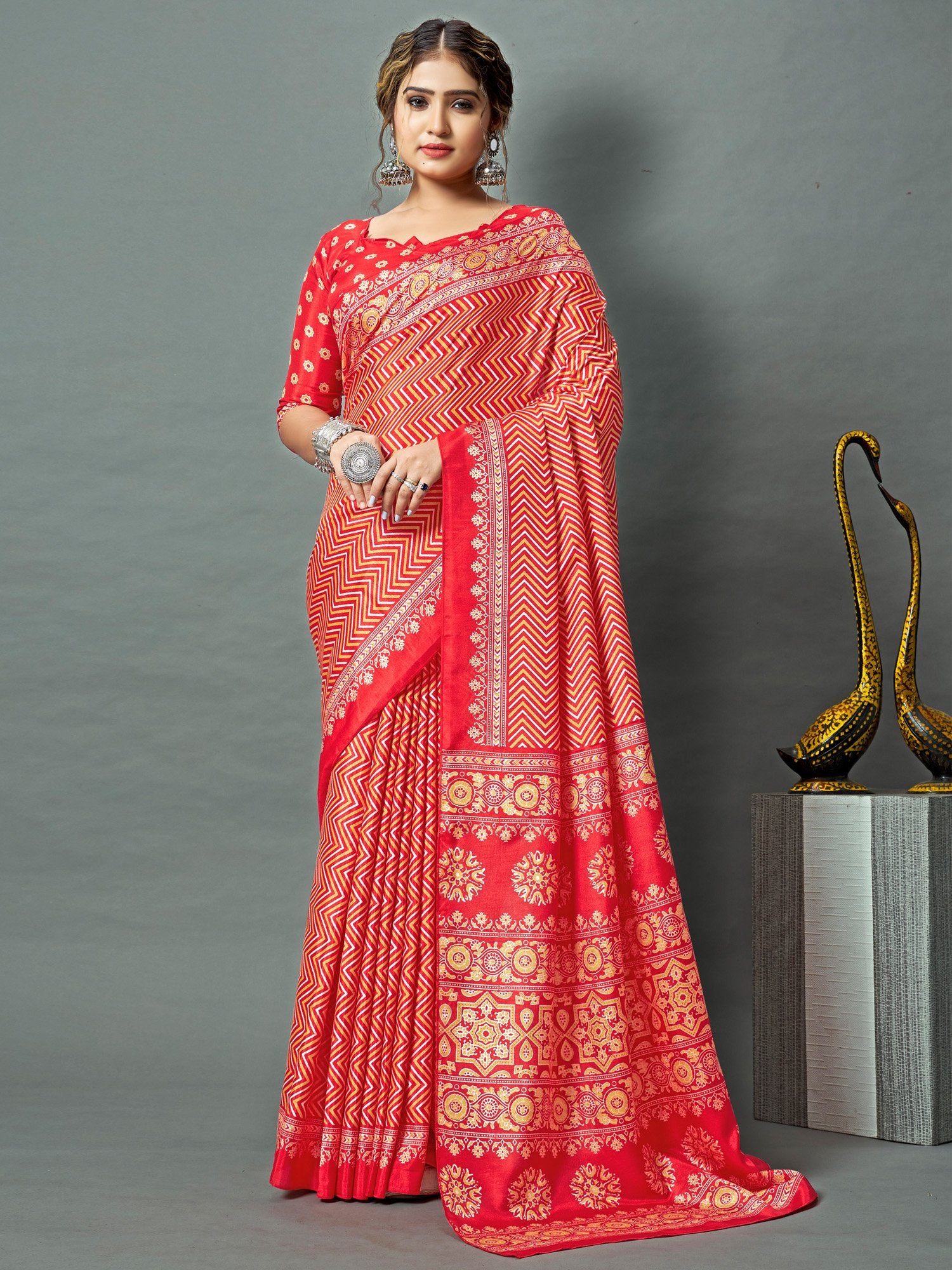 partywear designer saree for festive occasions