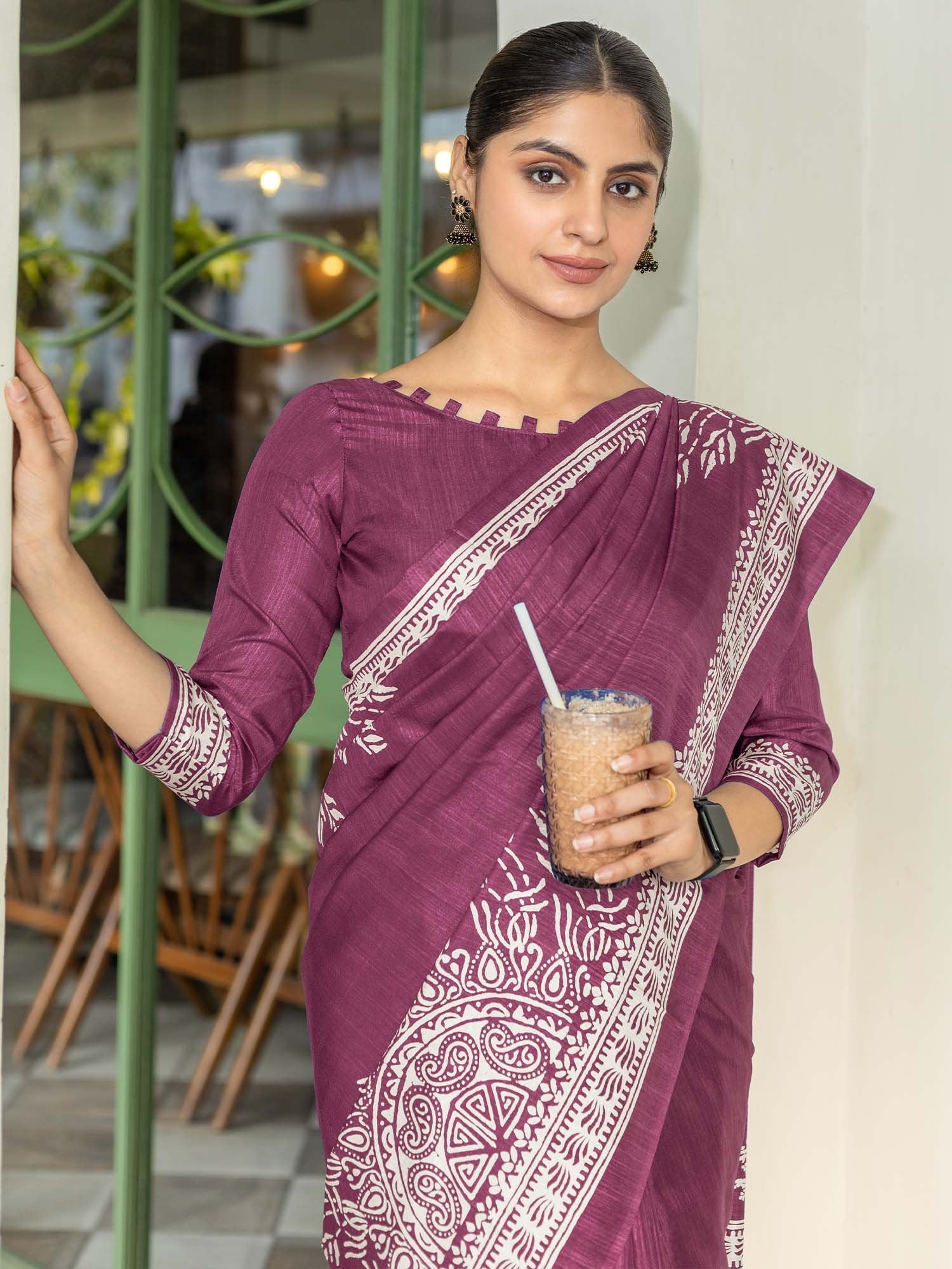 partywear designer saree for festive occasions