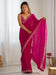 Pink Pink Party Wear Vichitra Silk Embellished Saree