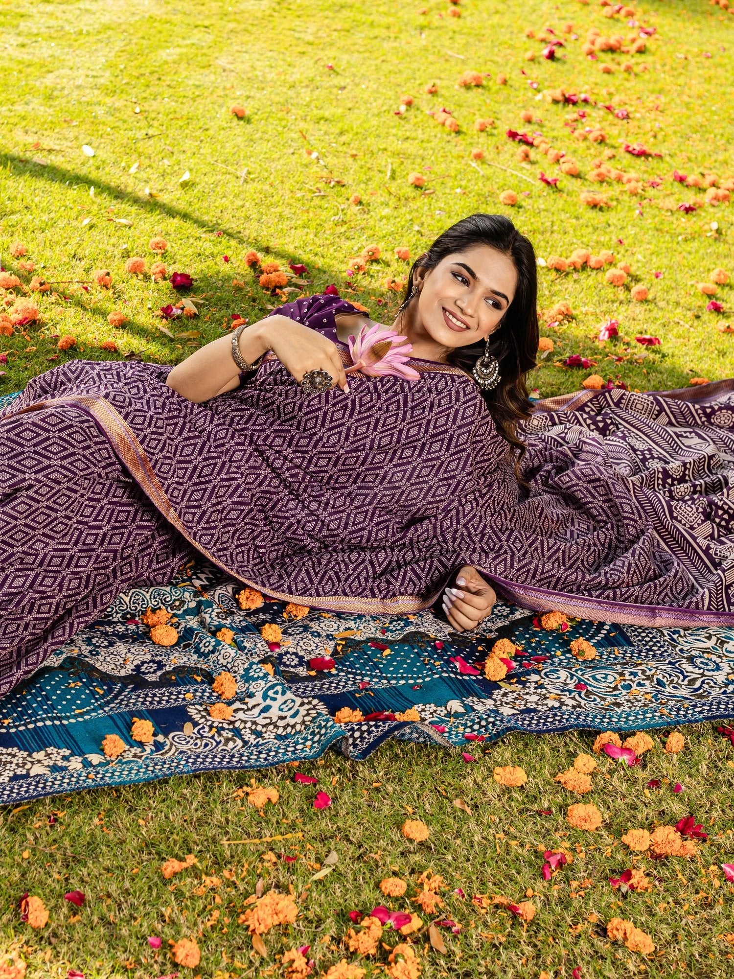 partywear designer saree for festive occasions