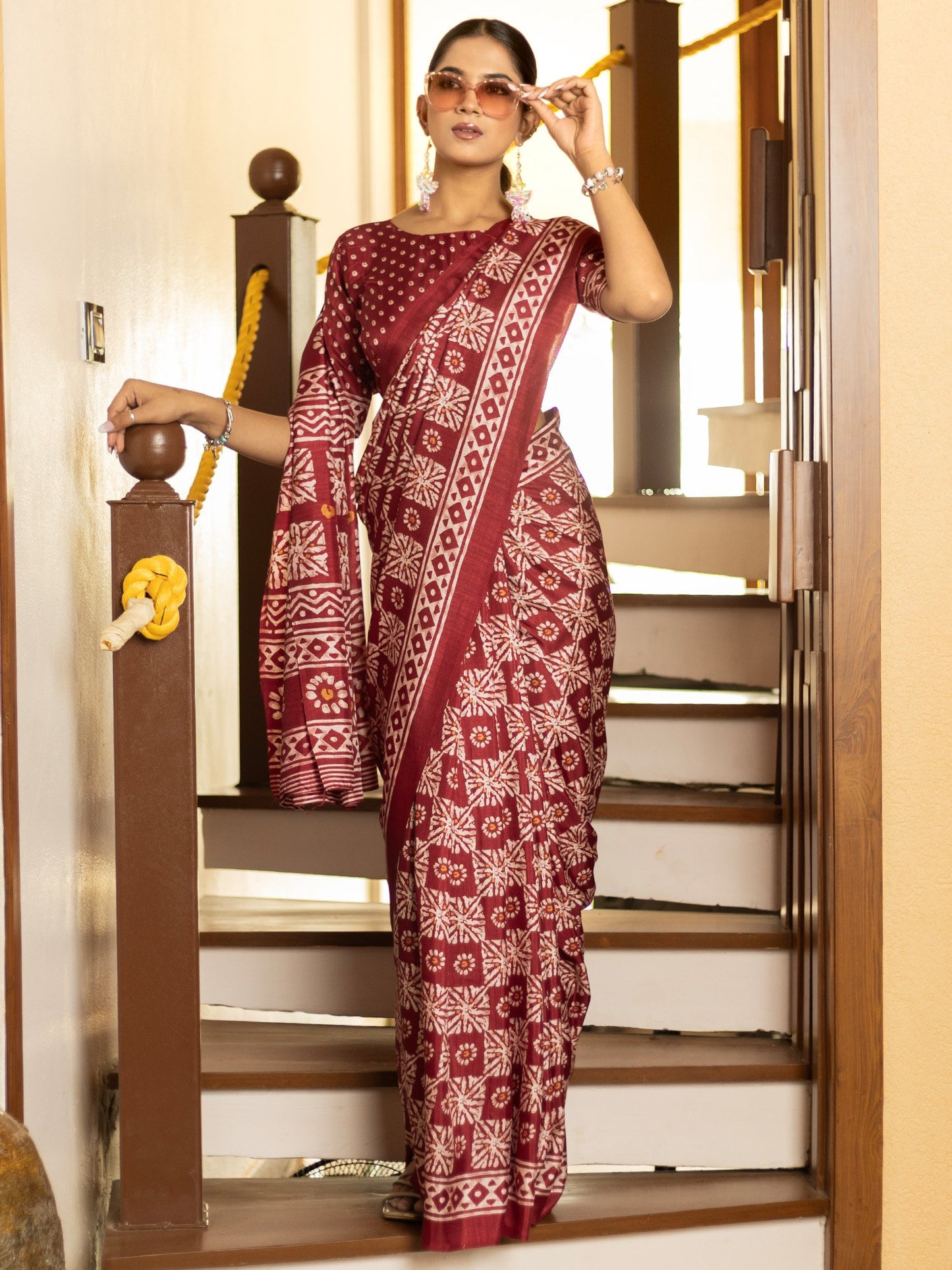 partywear designer saree for festive occasions