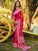 Pink Pink Bagh Cotton Blend Printed Saree